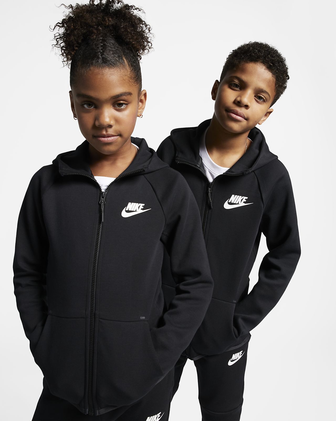 Sportswear Tech Ältere Kinder Durchgehendem Fleece Mit Jacke Für Reißverschluss Nike 9WD2YIeEH