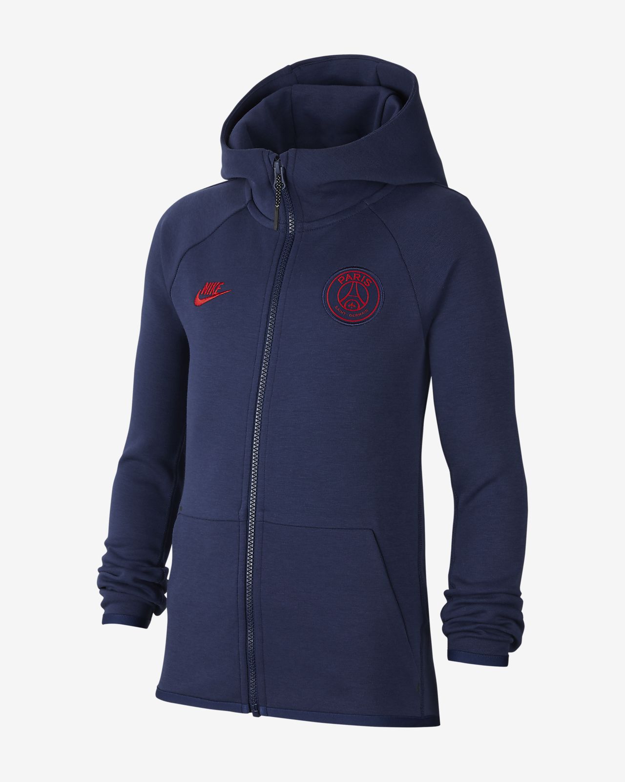 blue nike tech sweater