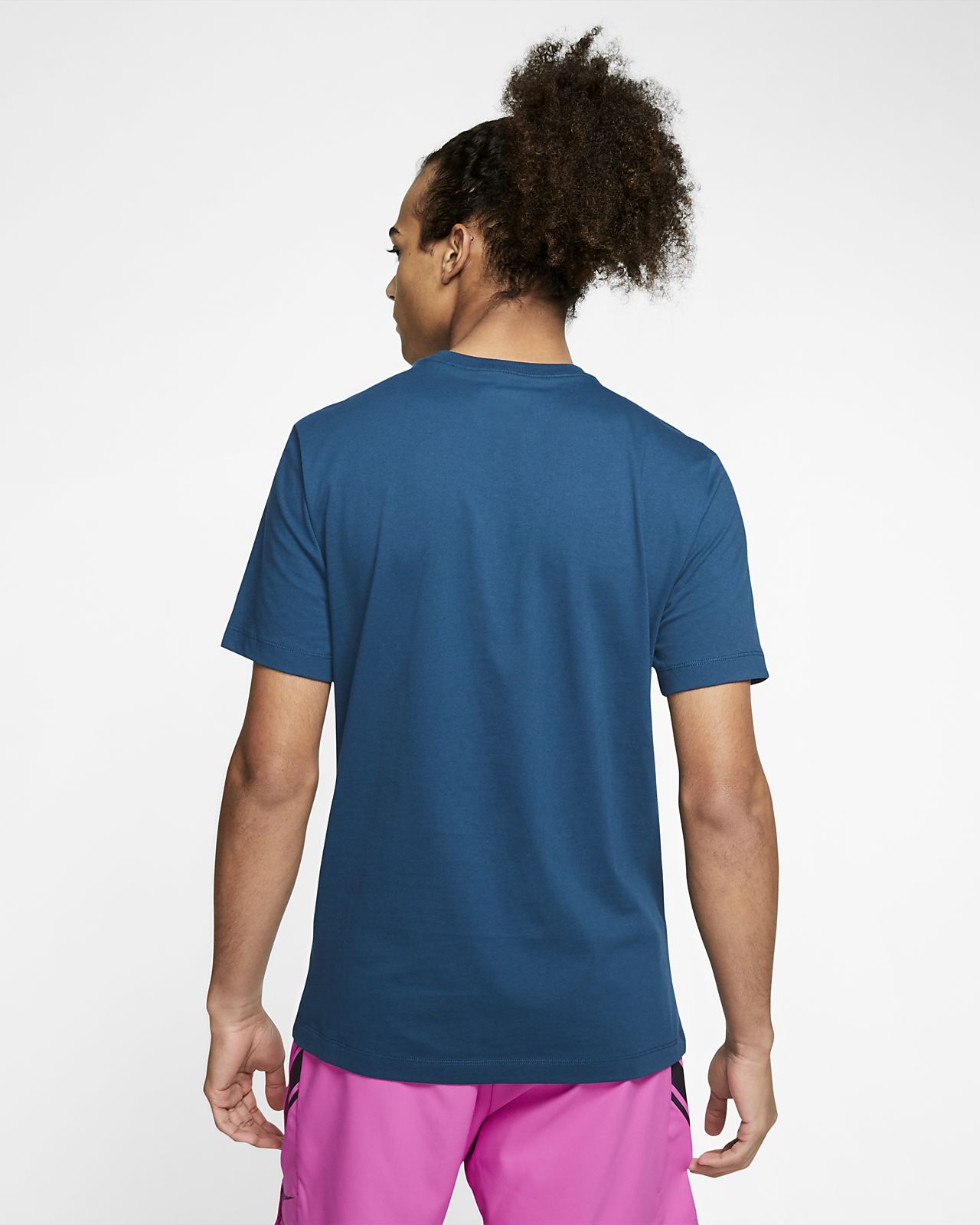 t shirt nike homme cyan