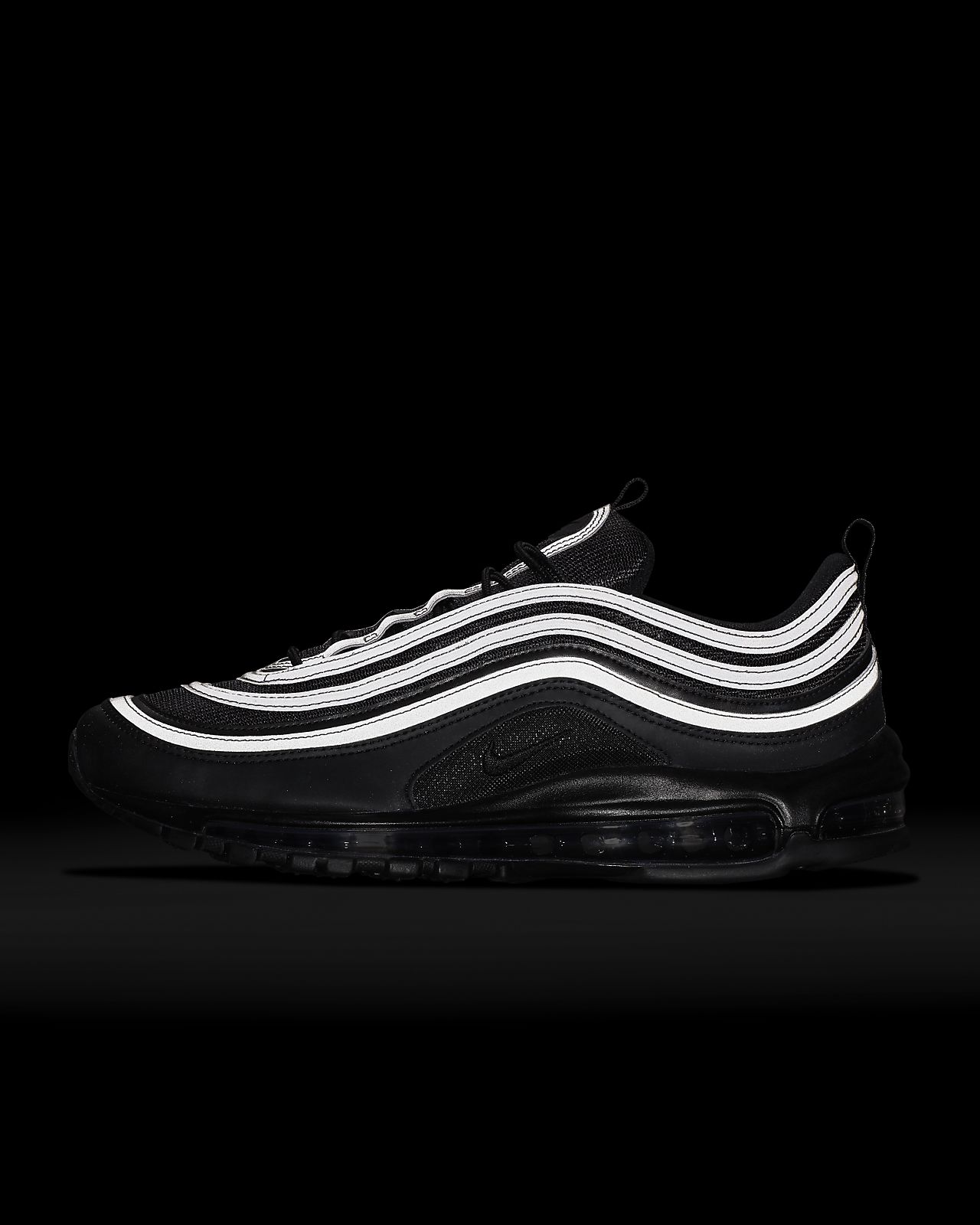 air max 97 black black white