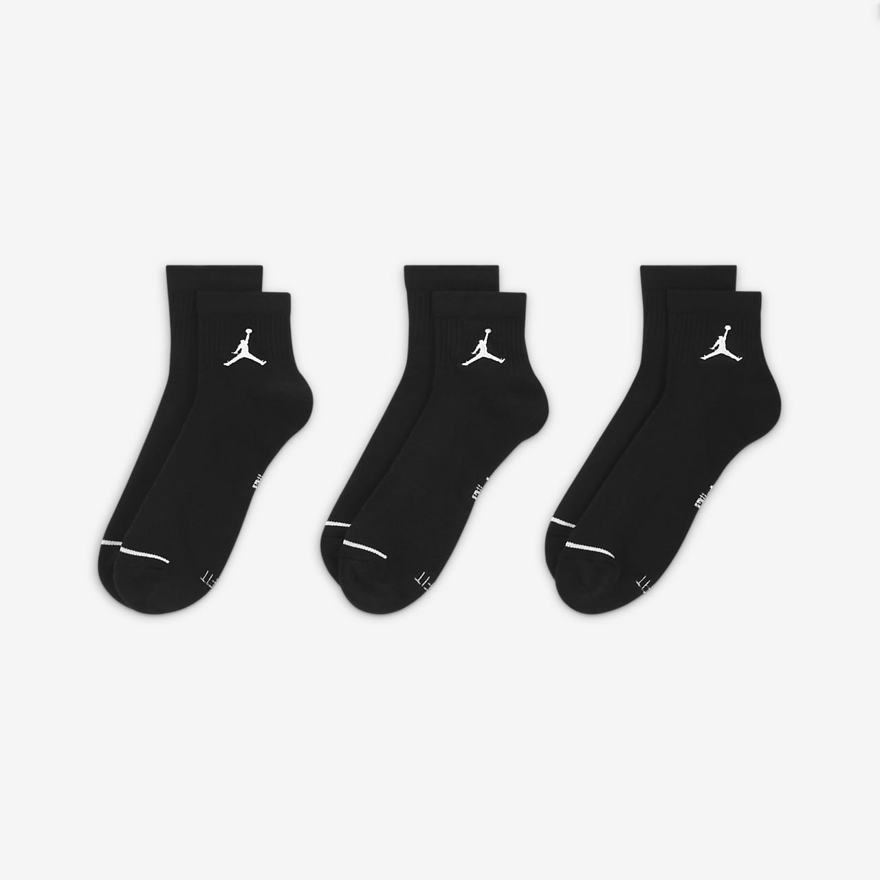 jordan jumpman quarter 3 pack socks
