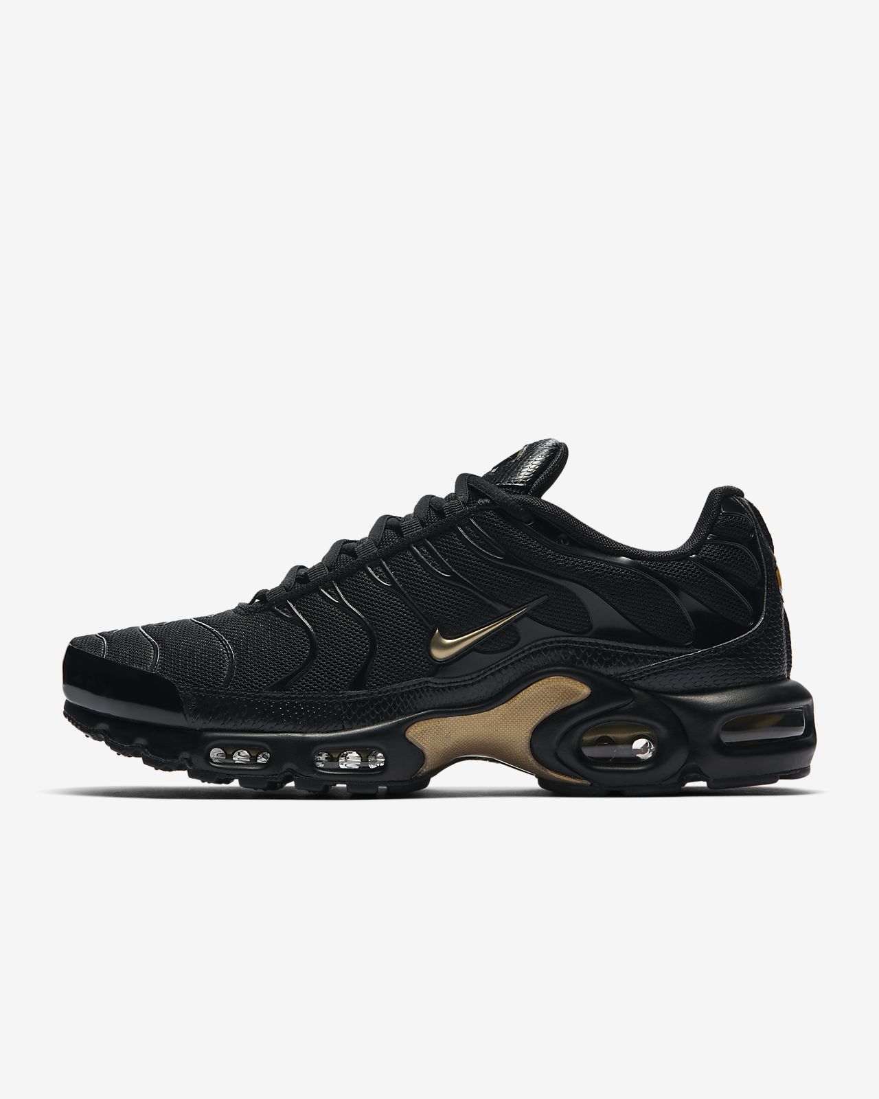 Nike Air Max Plus Men's Shoe. Nike LU Nike TN Air Max Plus Black Silver Where To Buy 852630