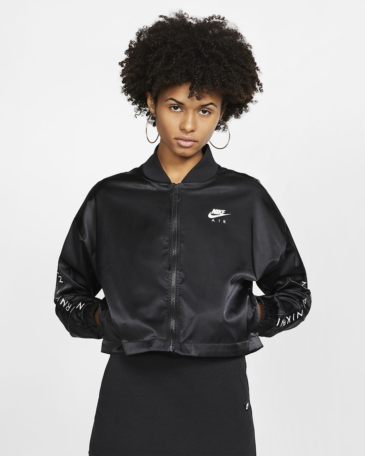 nike black jacket womens