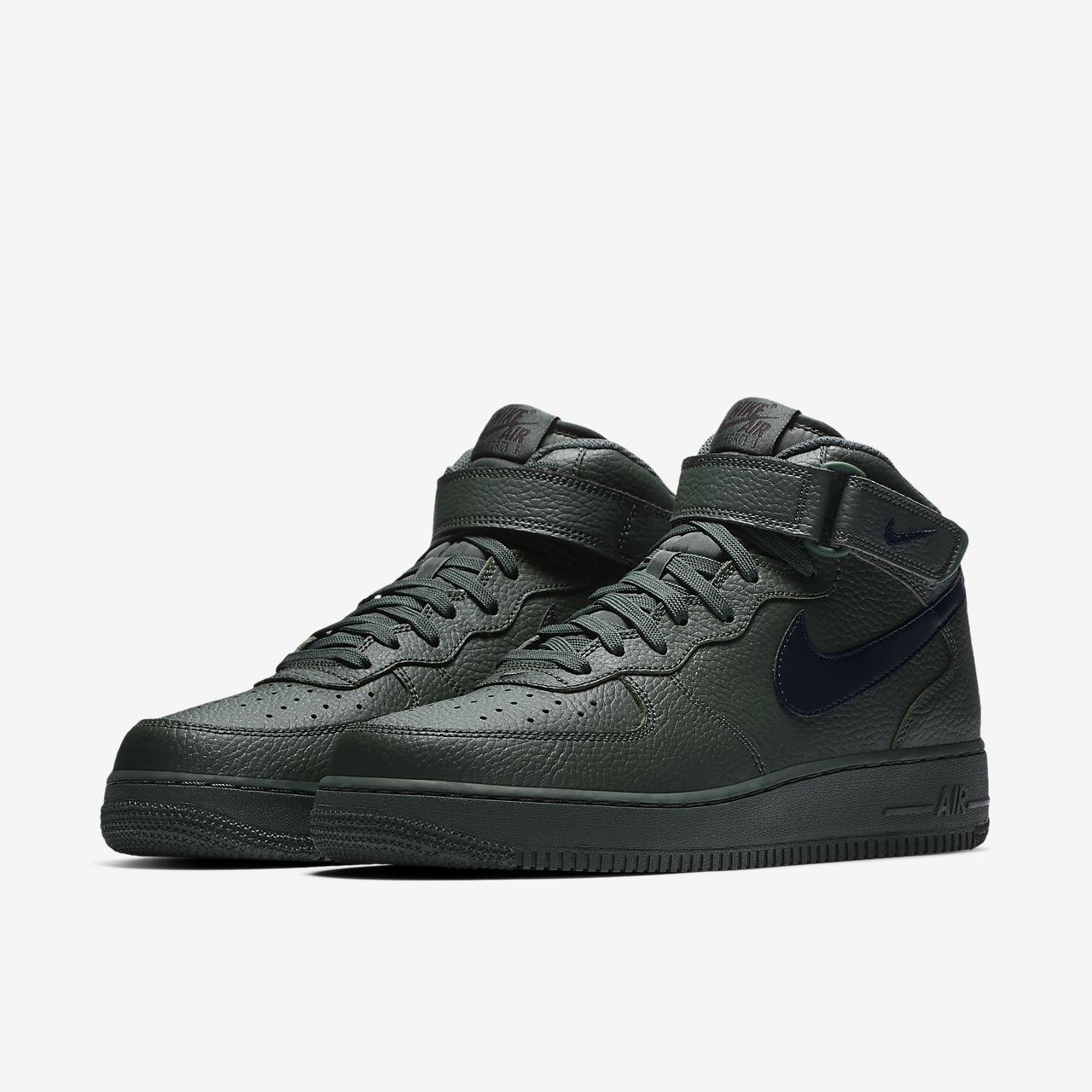 Nike Air Force 1 Mid 07 Mens Basketball Shoes Size Grove Green Black 315123 303 Nike Air Force 1 Mid 07 Mens Basketball Shoes Size Grove Green Black 315123 303