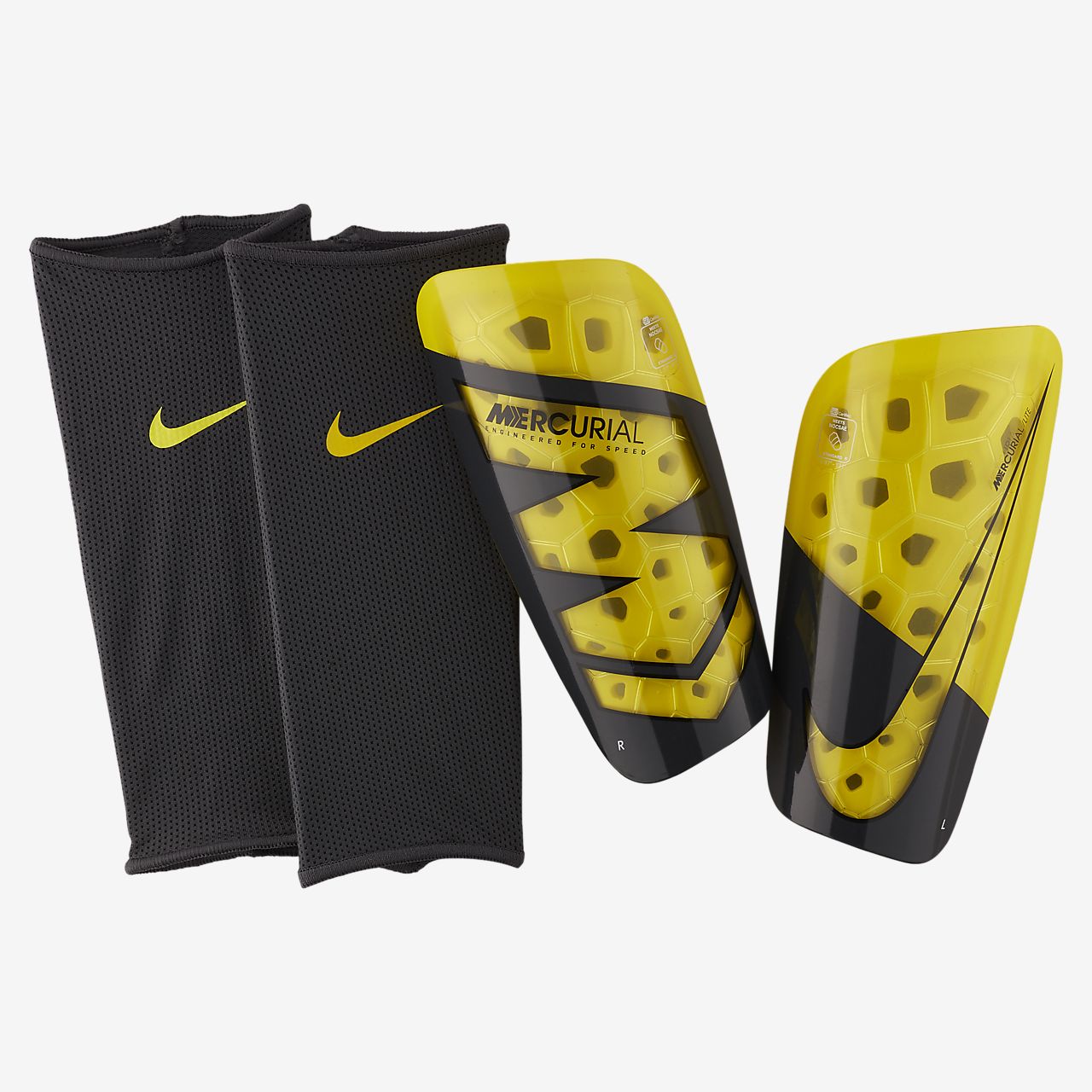 mercurial lite shin guards