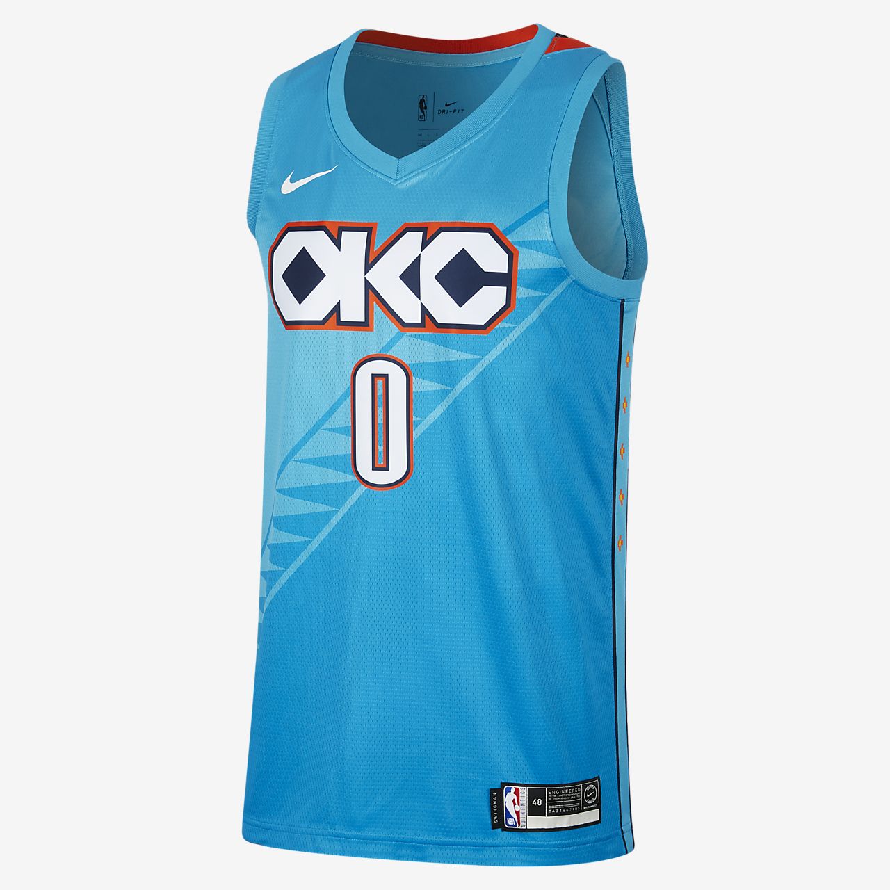 Russell Westbrook City Edition Swingman (Oklahoma City Thunder) Men's Nike NBA Connected Jersey