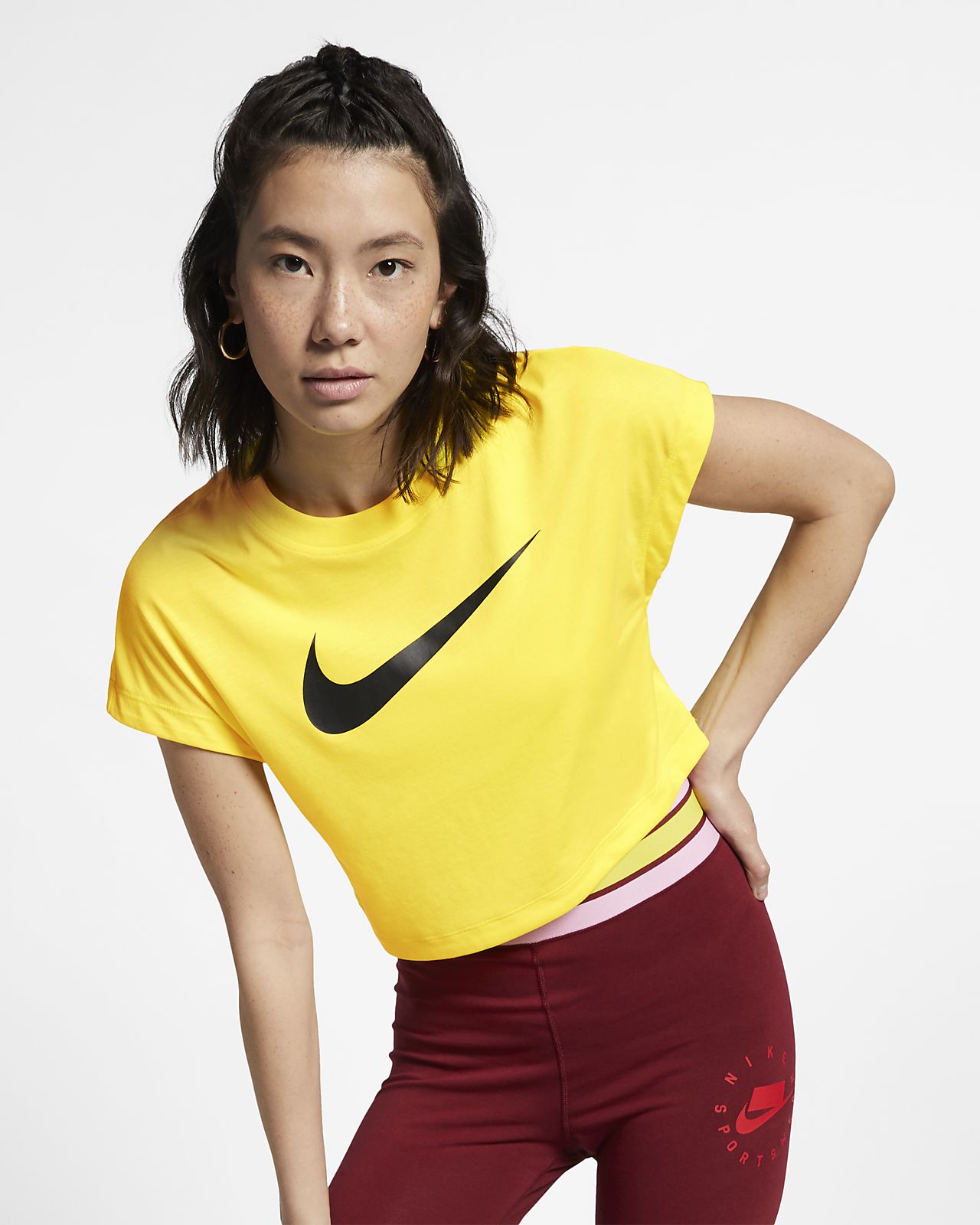 Nike Sportswear Women's Swoosh Short-Sleeve Crop Top