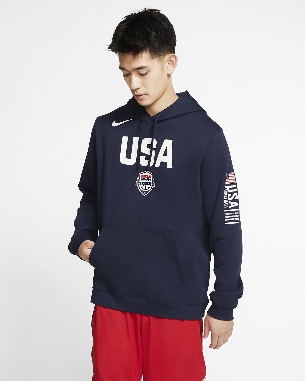 USA Nike Club Fleece Basketball Pullover für Herren USA Nike Club Fleece Basketball Pullover für Herren