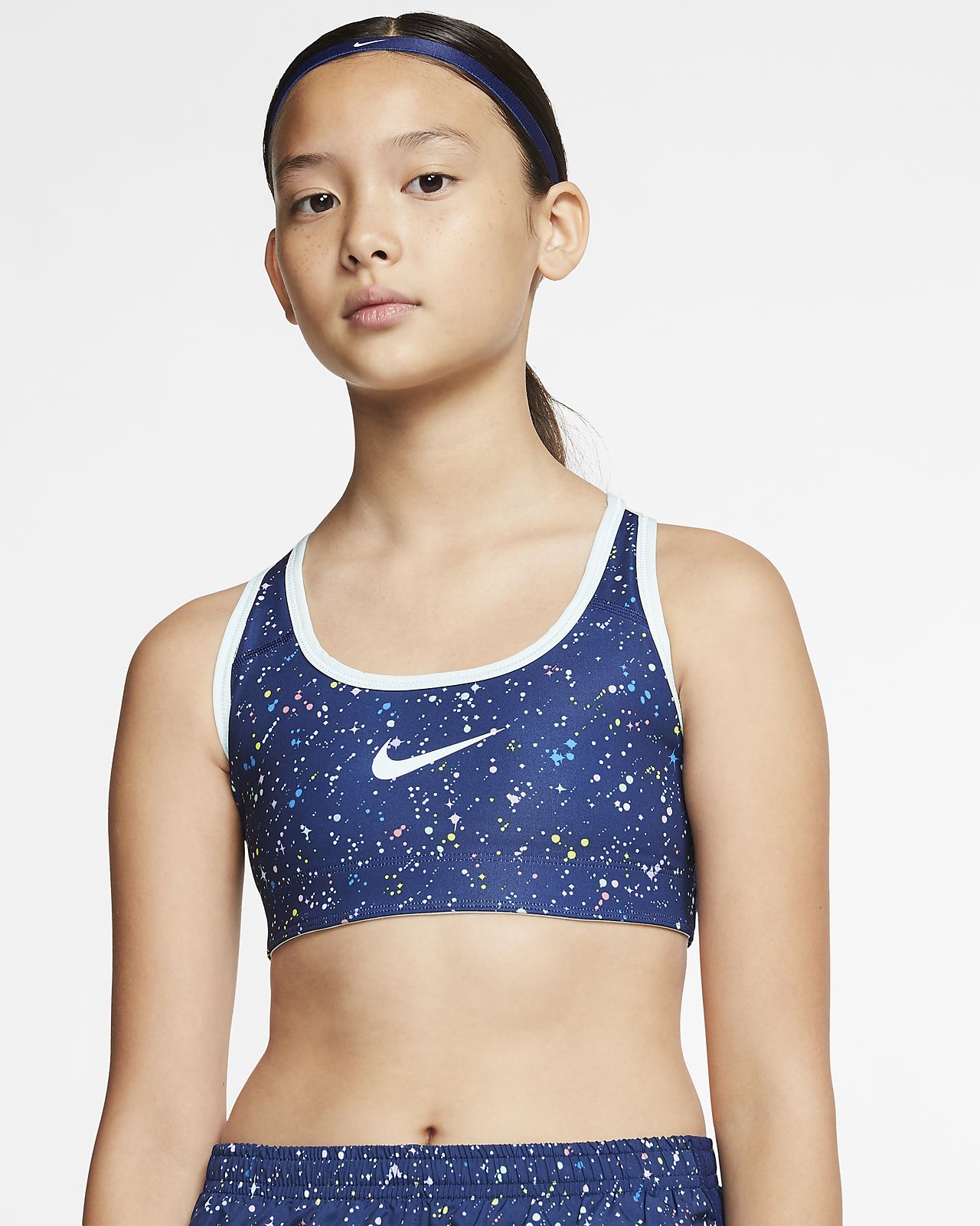 girls nike pro sports bra