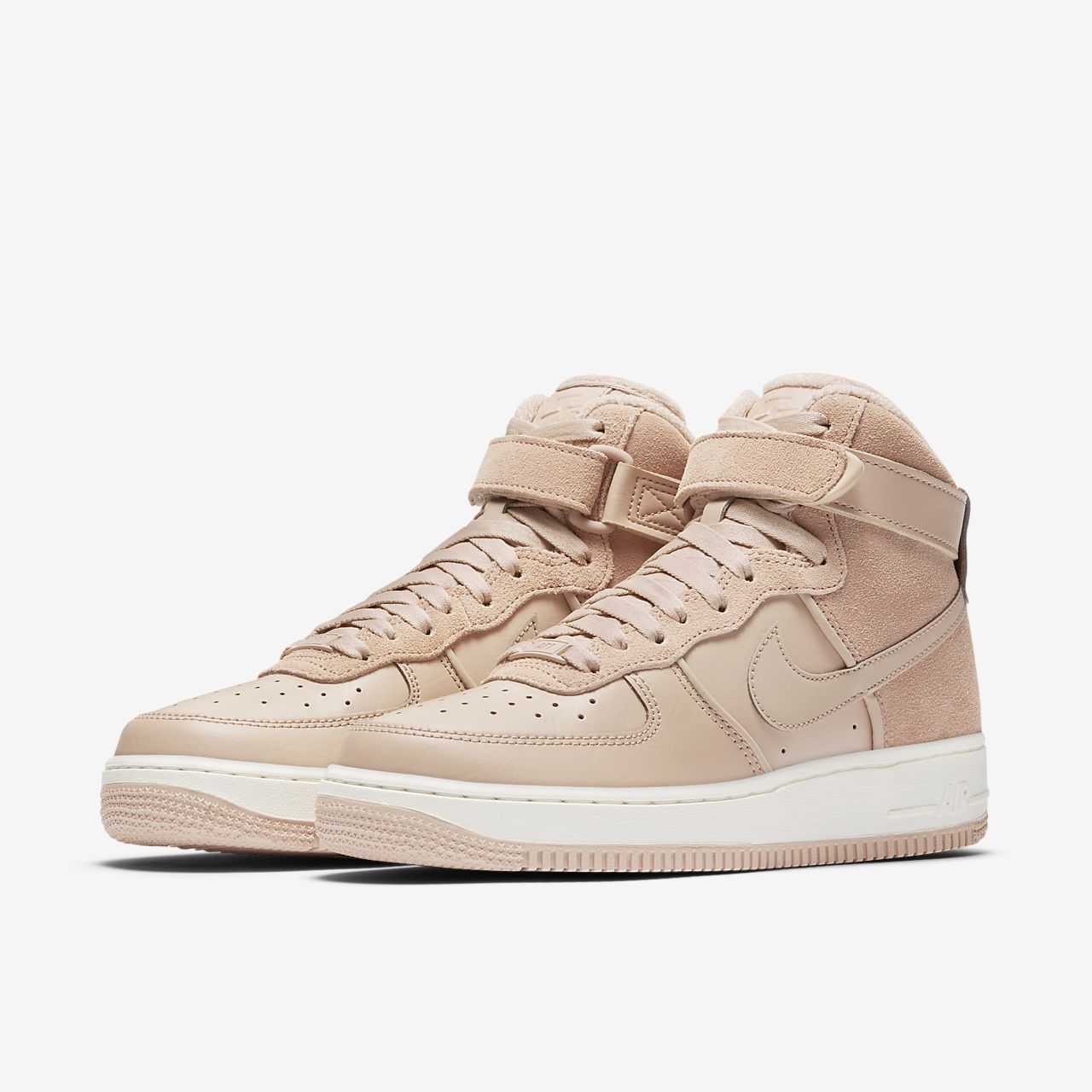 nike air force 1 high mujer beige