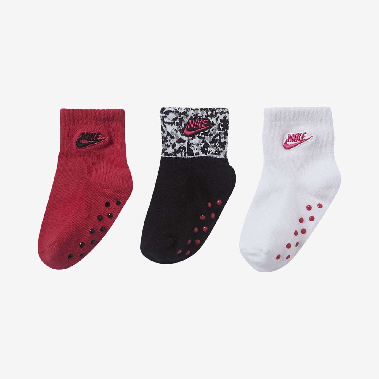 Nike Gravel Gripper Infant Toddler Socks 3 Pair Nike Com
