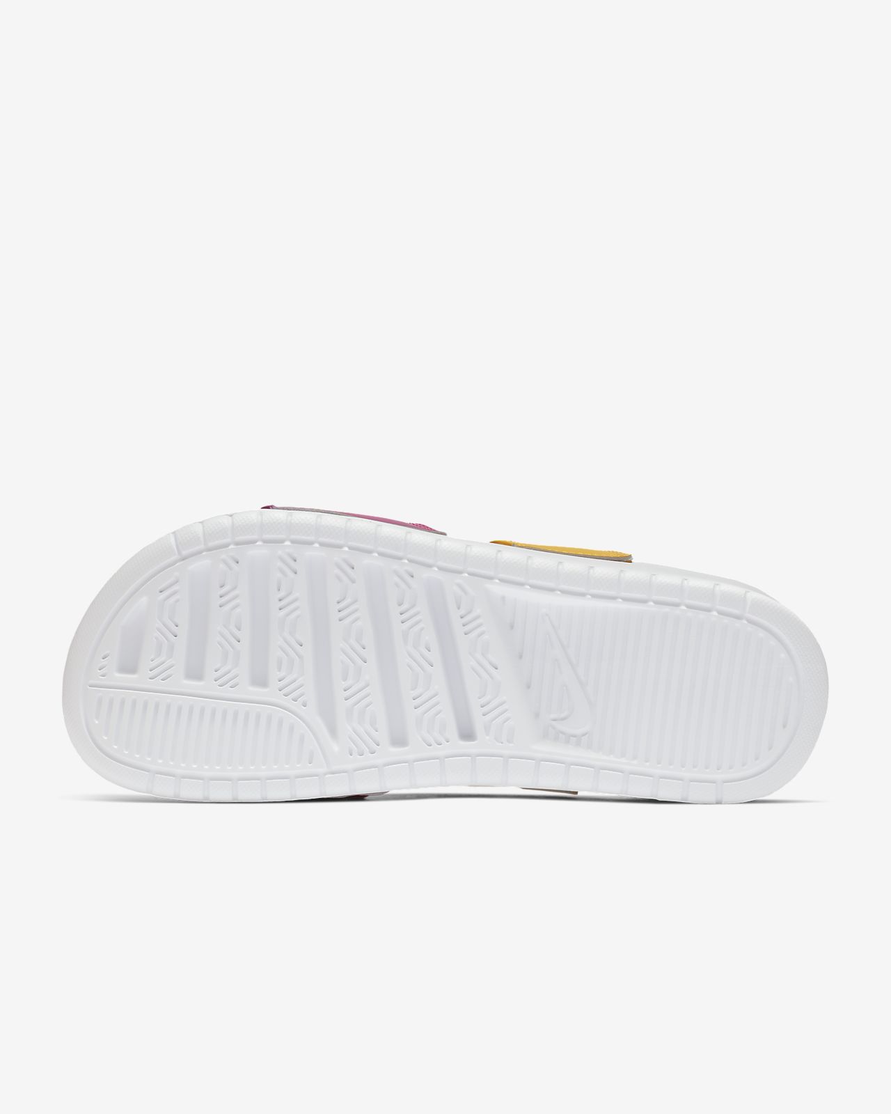 nike benassi slides duo white