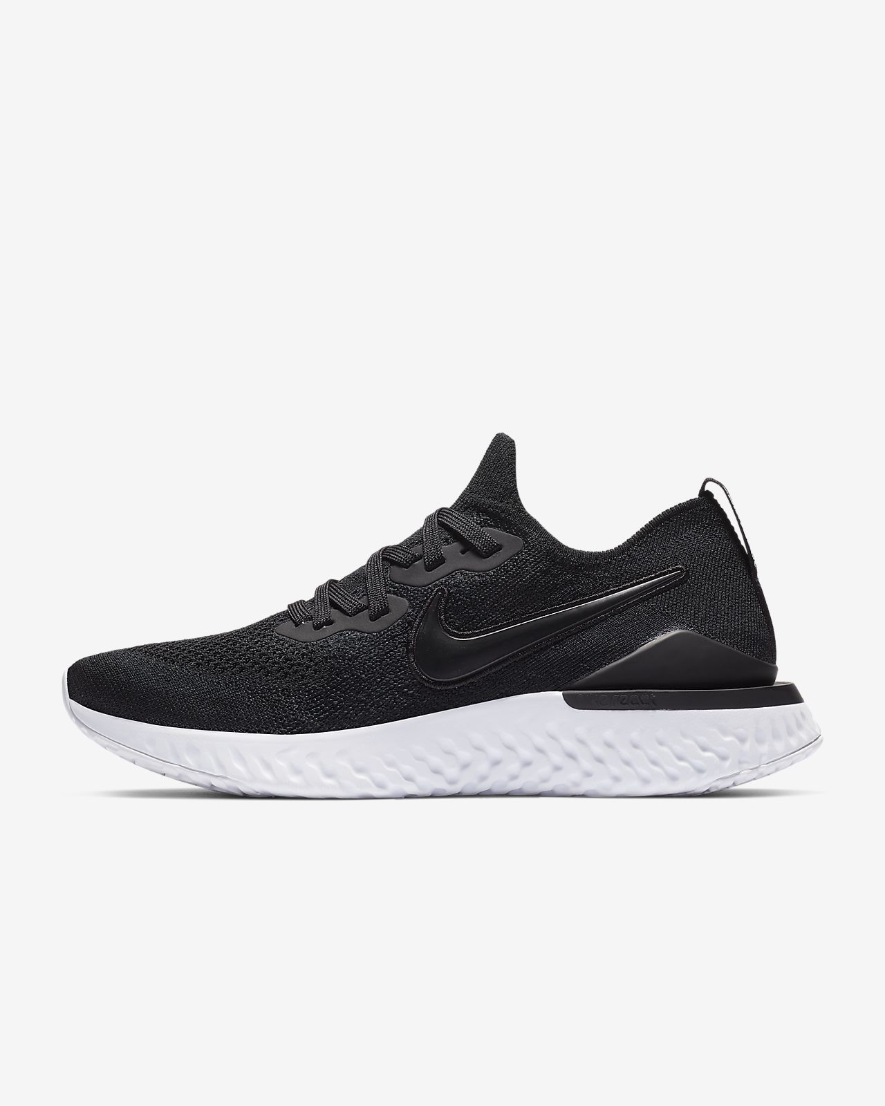 nike epic react flyknit 2 black grey