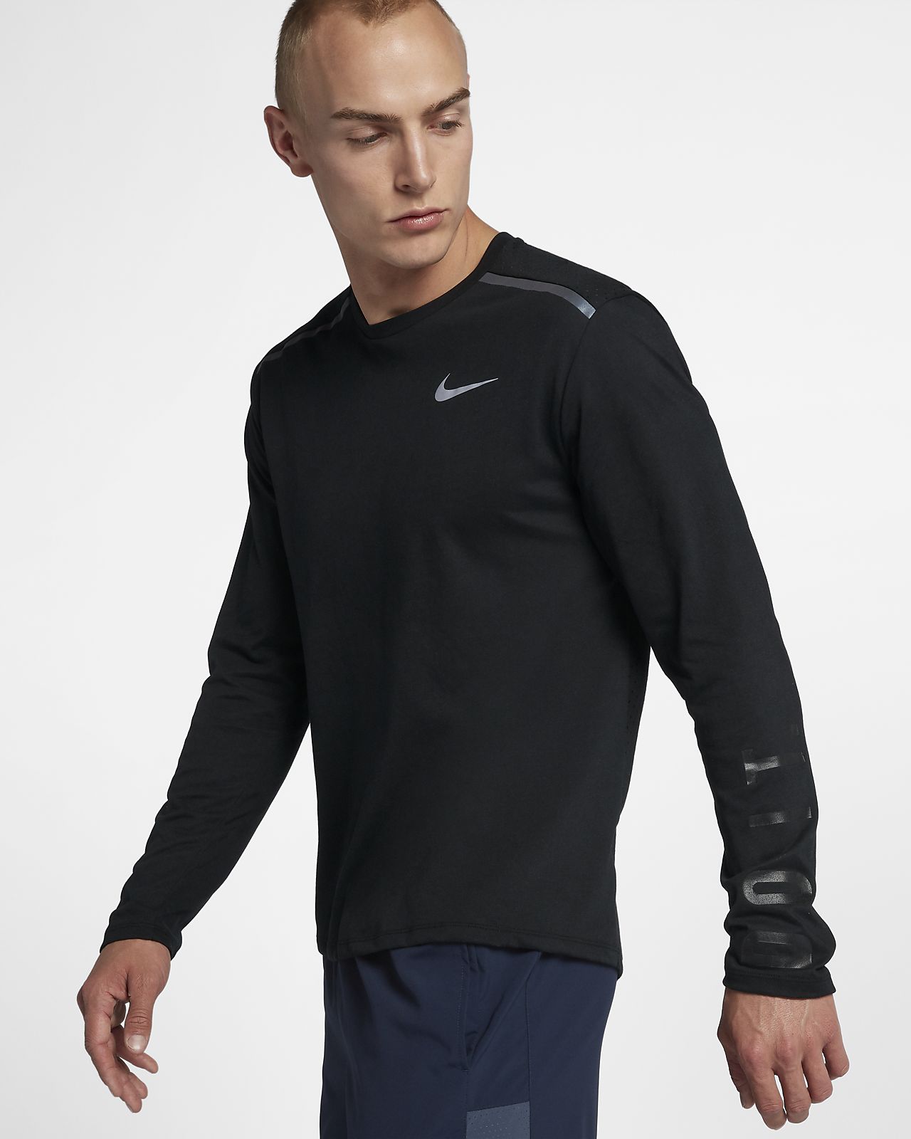 nike breathe tailwind running top