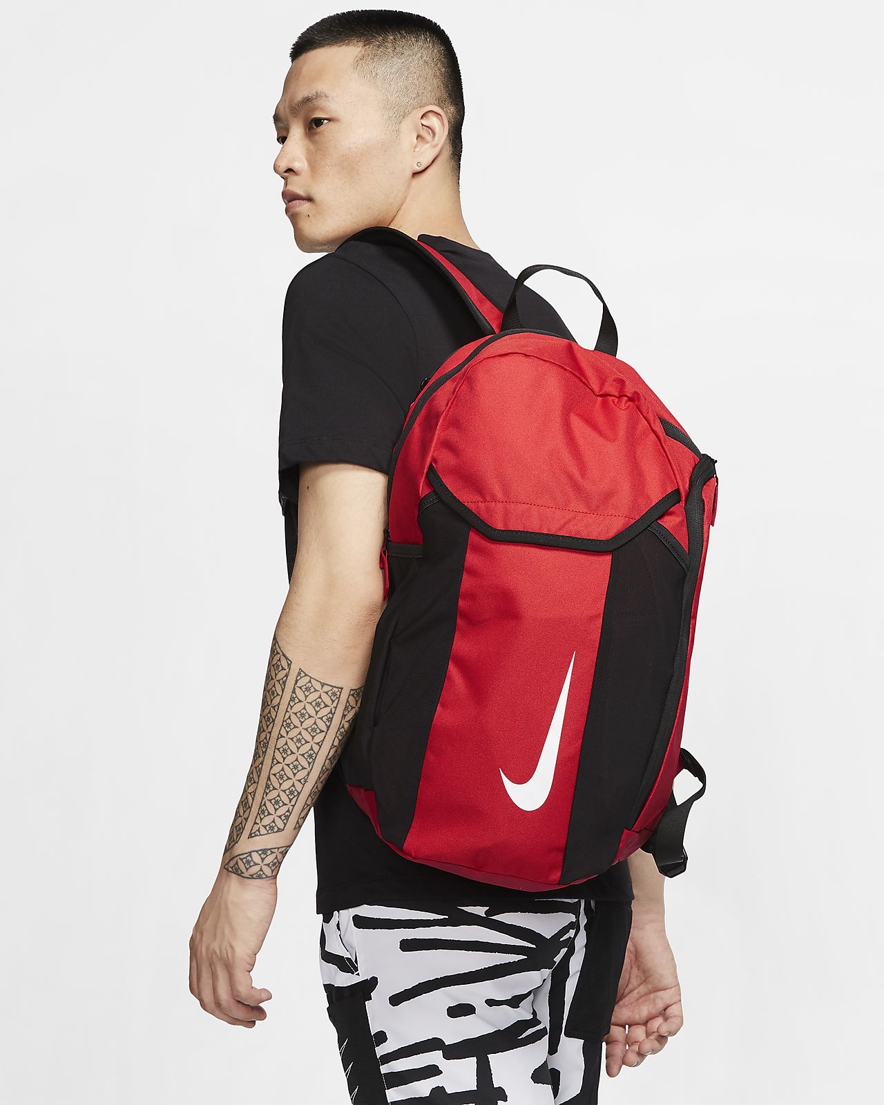 red nike backpack academy