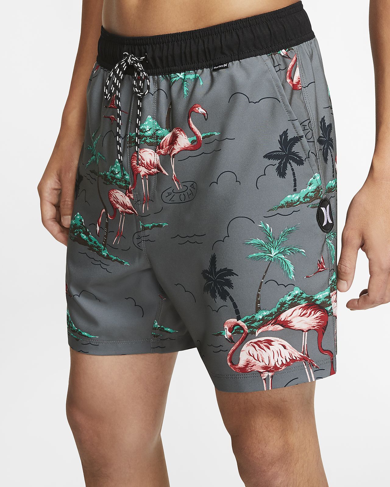 womens long swim trunks