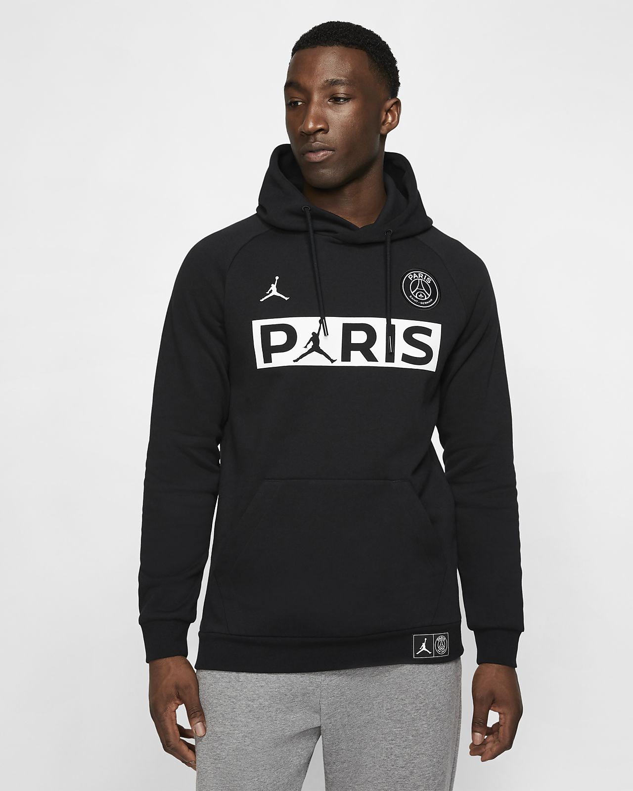 Paris Saint-Germain Men's Fleece Pullover Hoodie Paris Saint-Germain Men's Fleece Pullover Hoodie