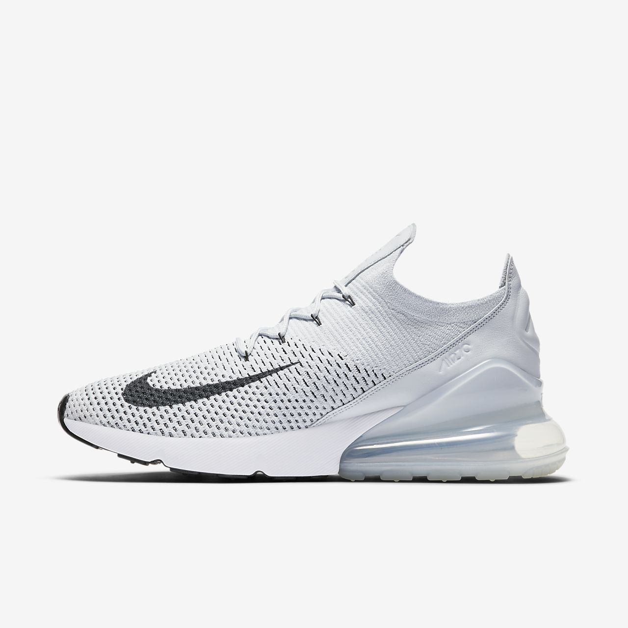 nike air max 270 flyknit bambino nere