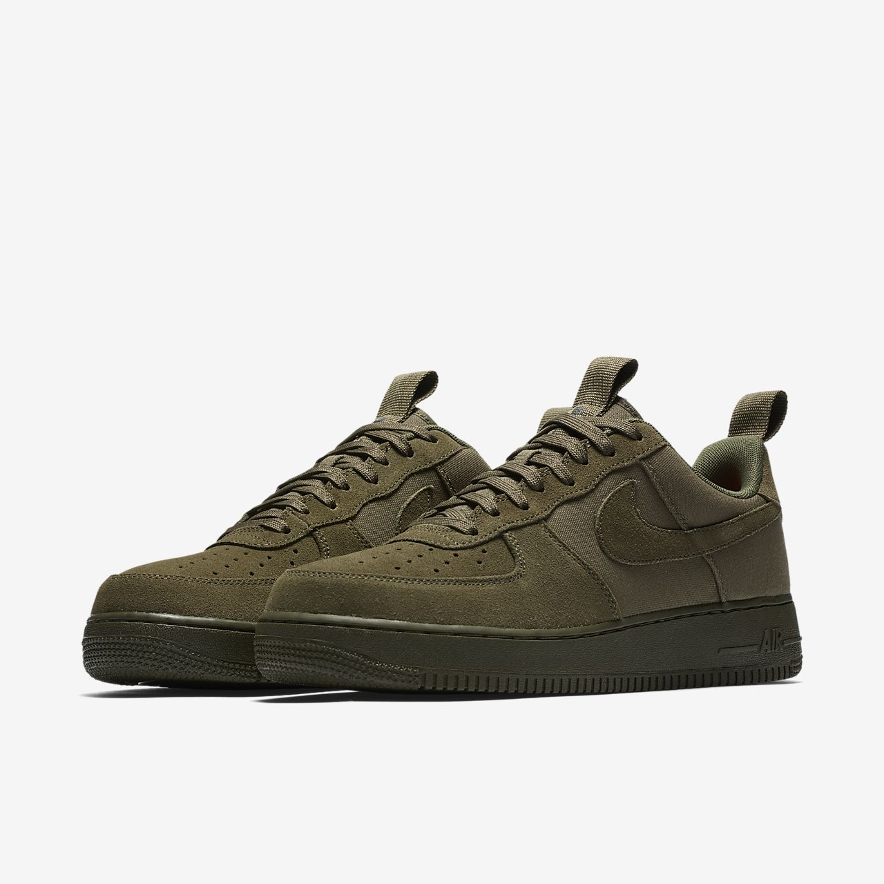 nike khaki air force 1 trainers