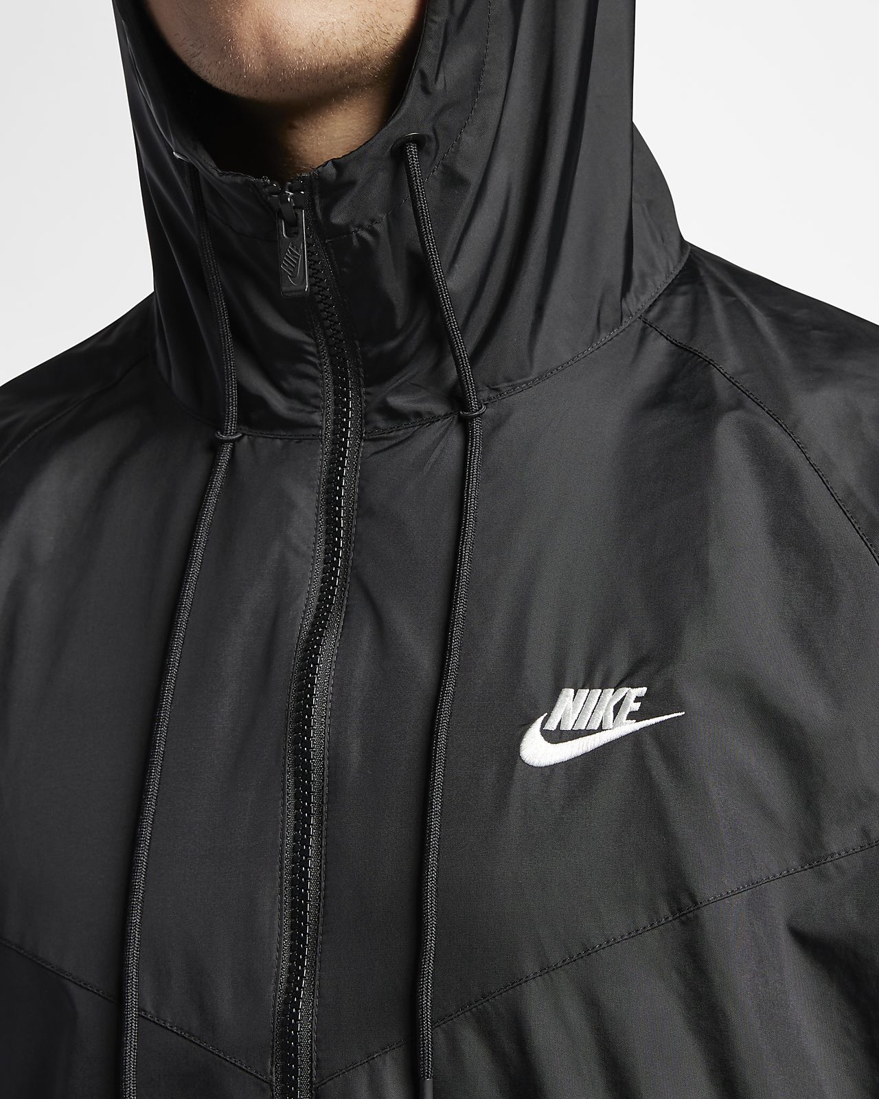 nike men's logo hooded jacket