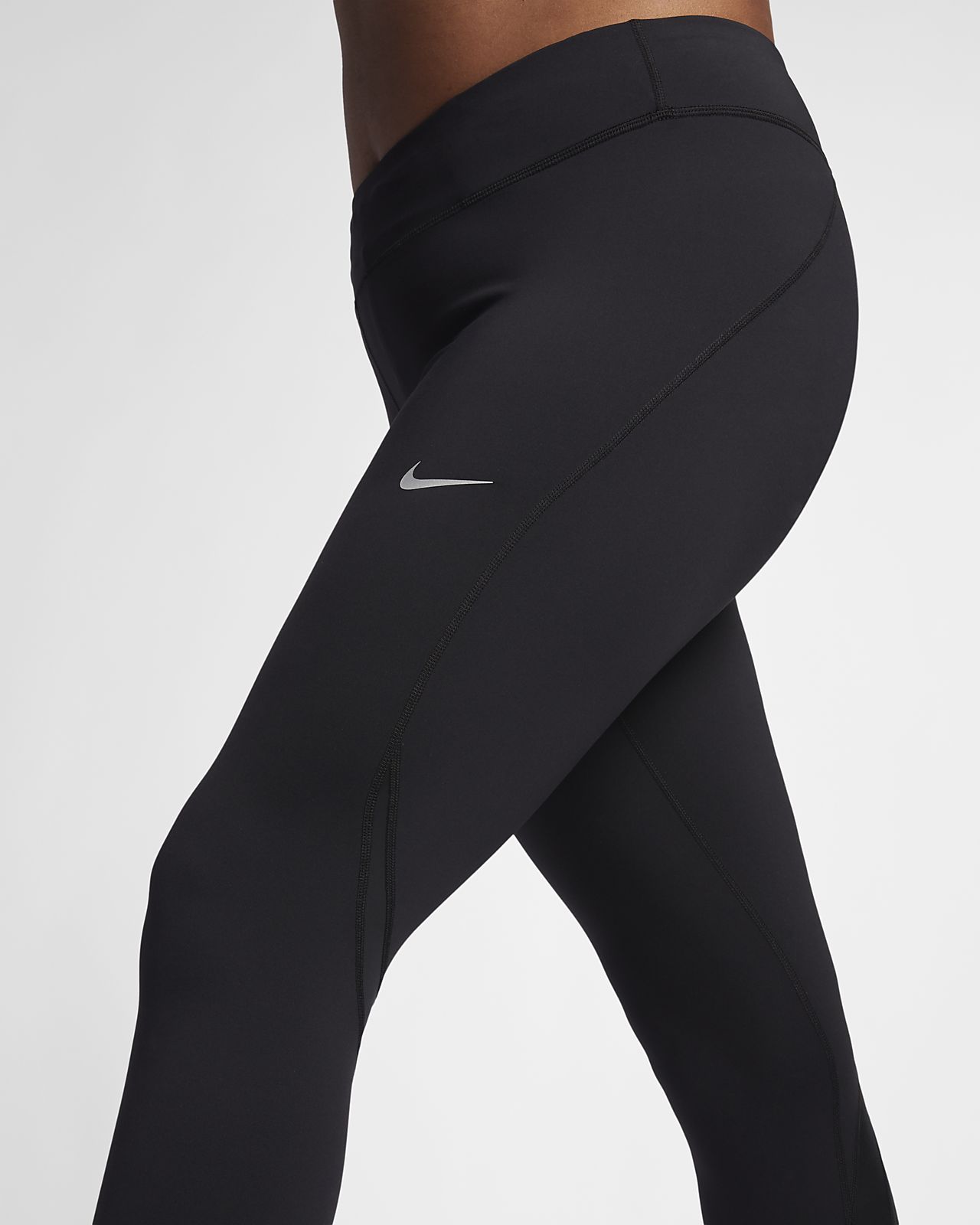 nike mid rise running tights