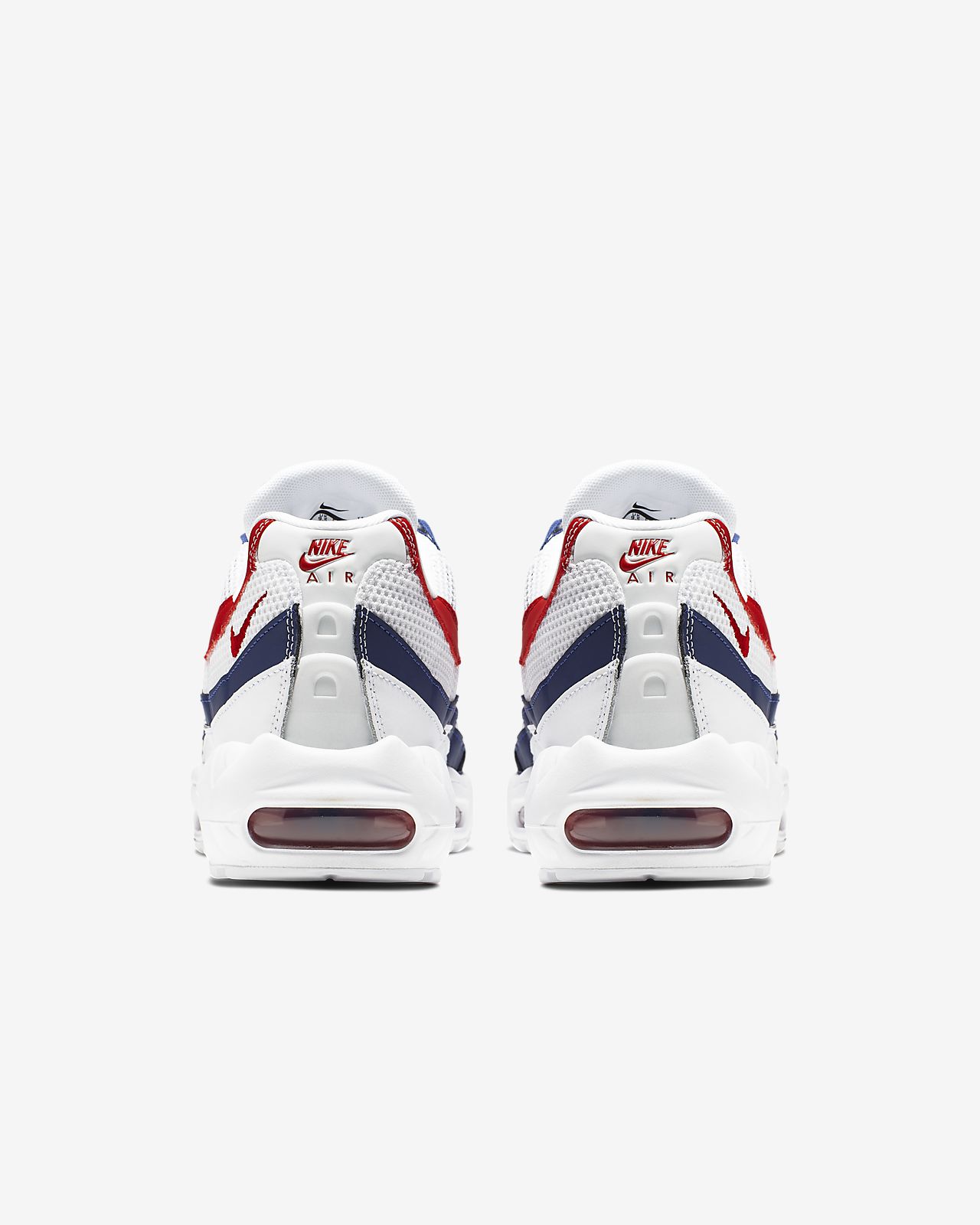 Nike Air Max 95 Men's Shoe Nike Air Max 95 USA White Gym Red Royal Blue CJ9926 100 Men's Running Shoes Sneakers