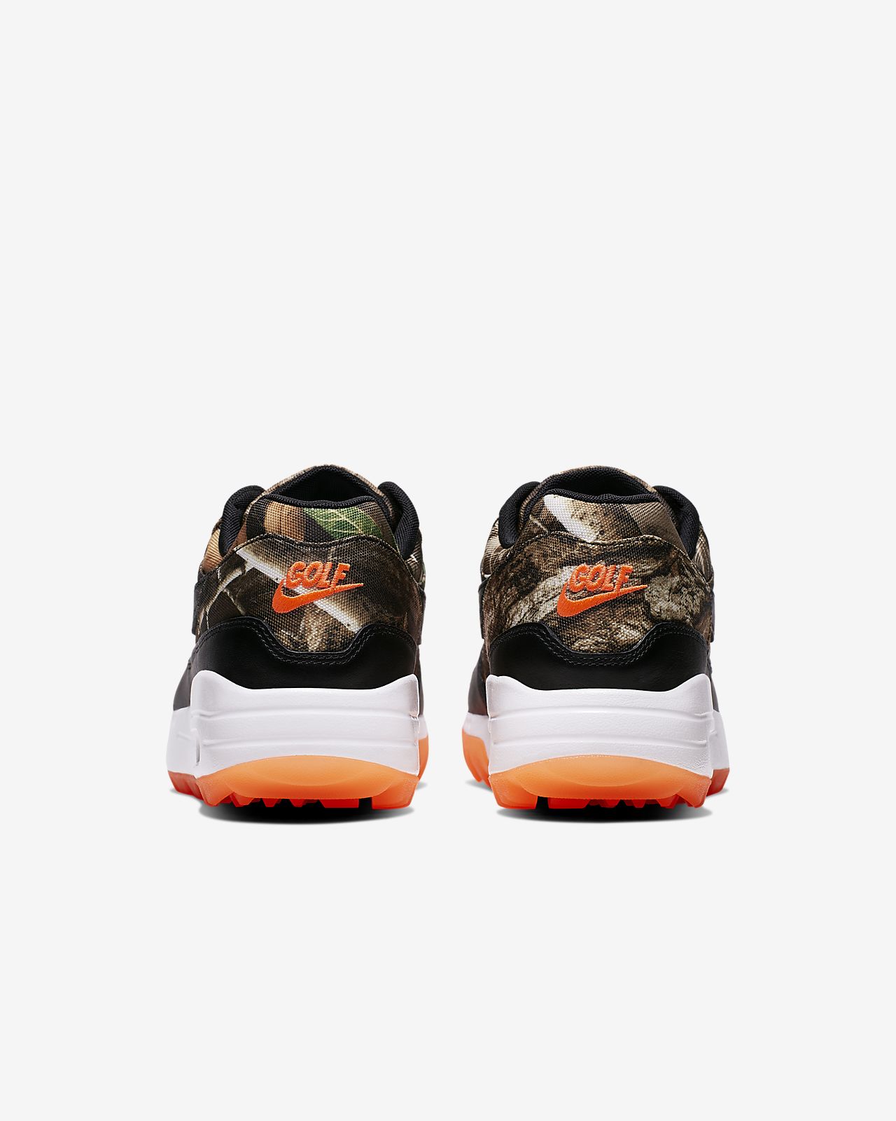 Nike Air Max 1 G RealtreeⓇ Men's Golf Shoe. HU Air Max 1 G Realtree Camo BQ4804 210