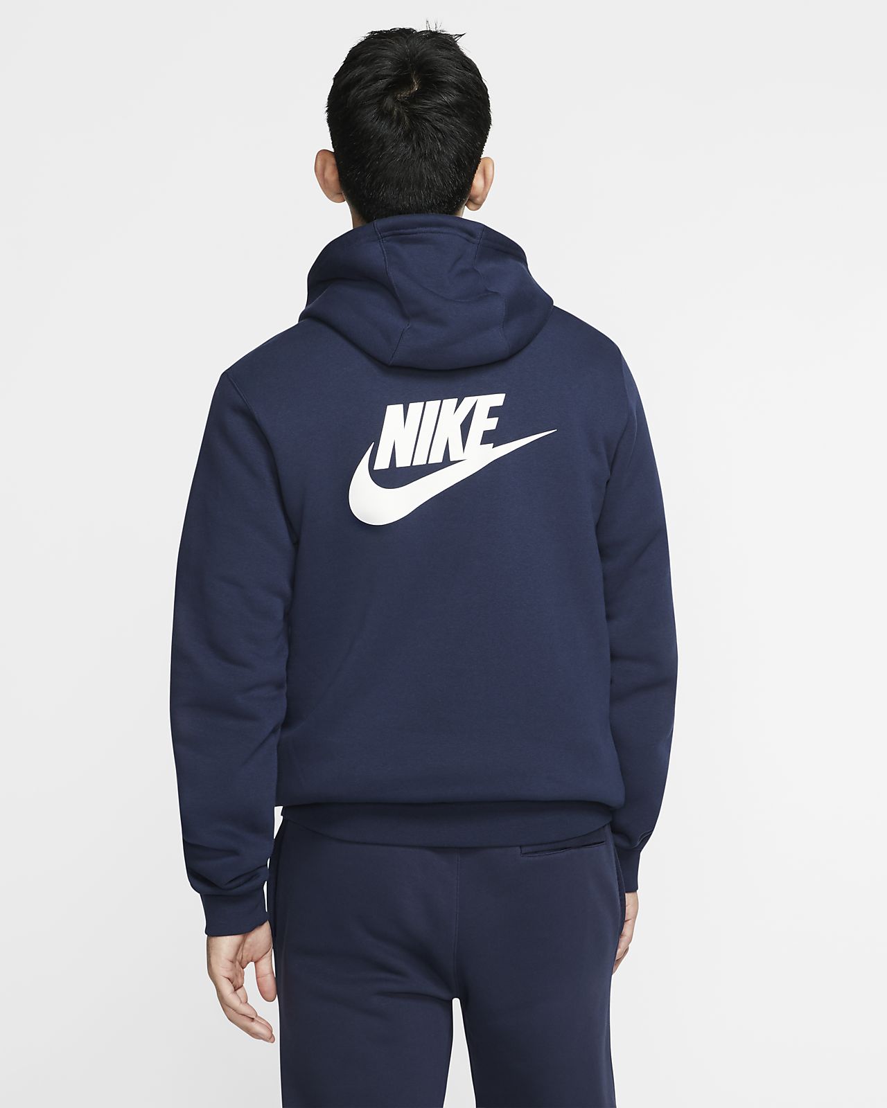 NIKE Sweatshirt Homme Bleu marine NIKE Sweatshirt Homme Bleu marine
