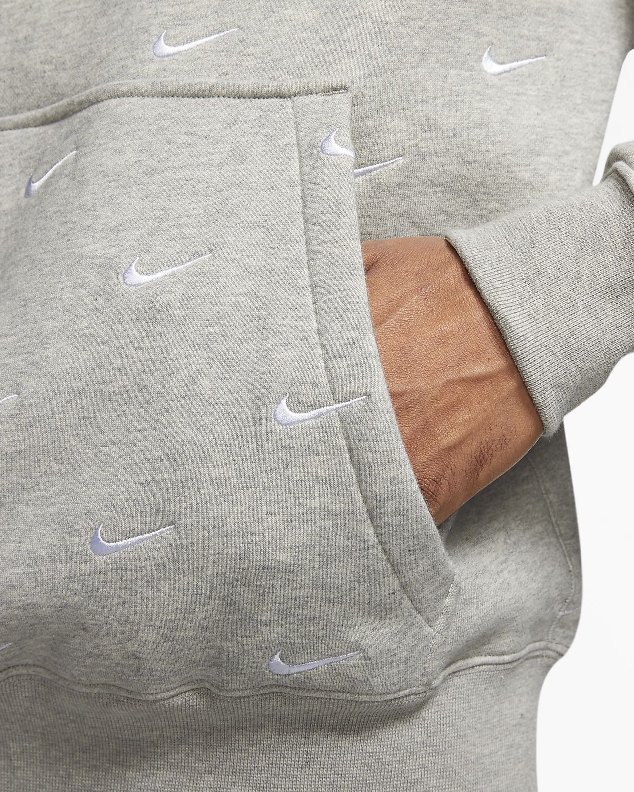 sweat à capuche avec logo swoosh
