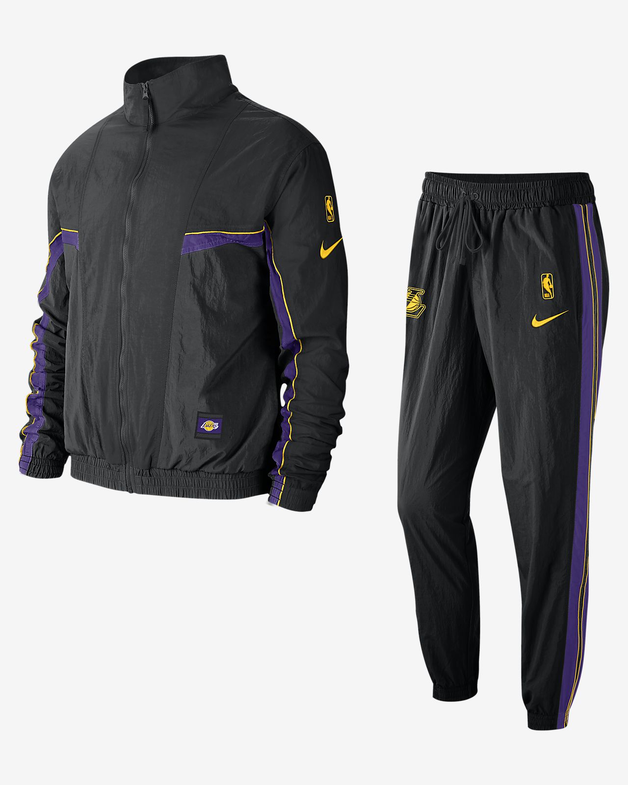 lakers tracksuit nike