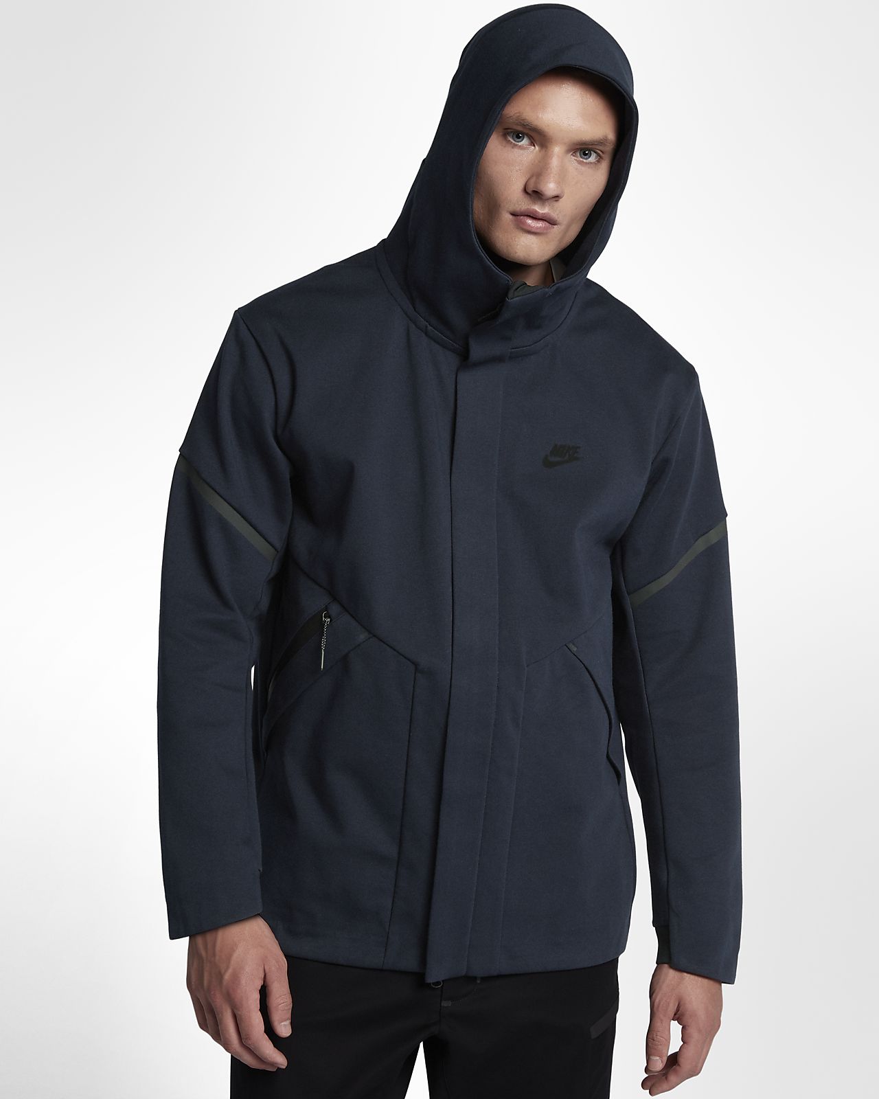 nike fleece lined jacket mens