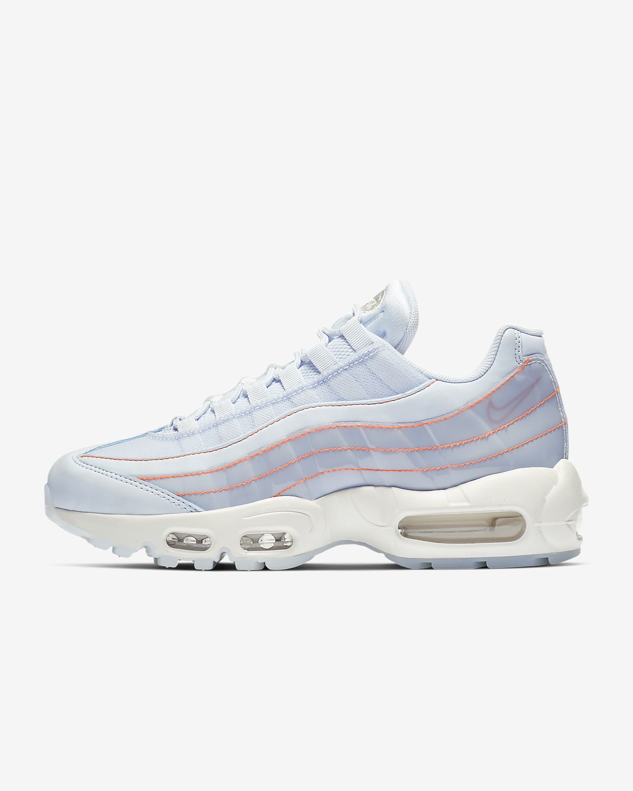 nike air max 95 blauw roze