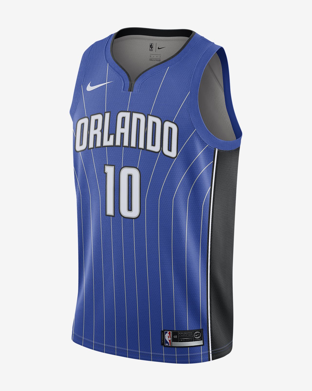 Evan Fournier Icon Edition Swingman Orlando Magic Nike Nba Connected Trikot Fur Herren