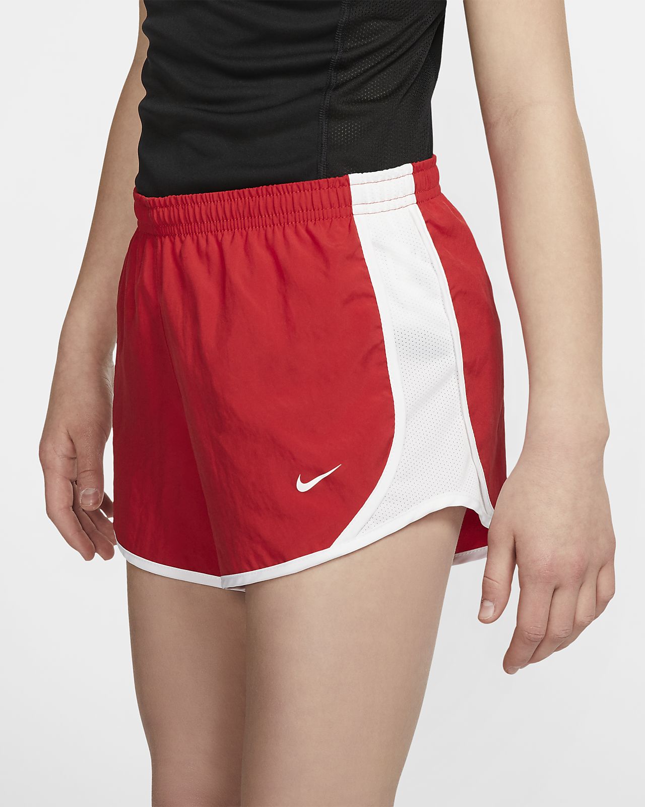 Nike DriFIT Tempo Big Kids' (Girls') Running Shorts.