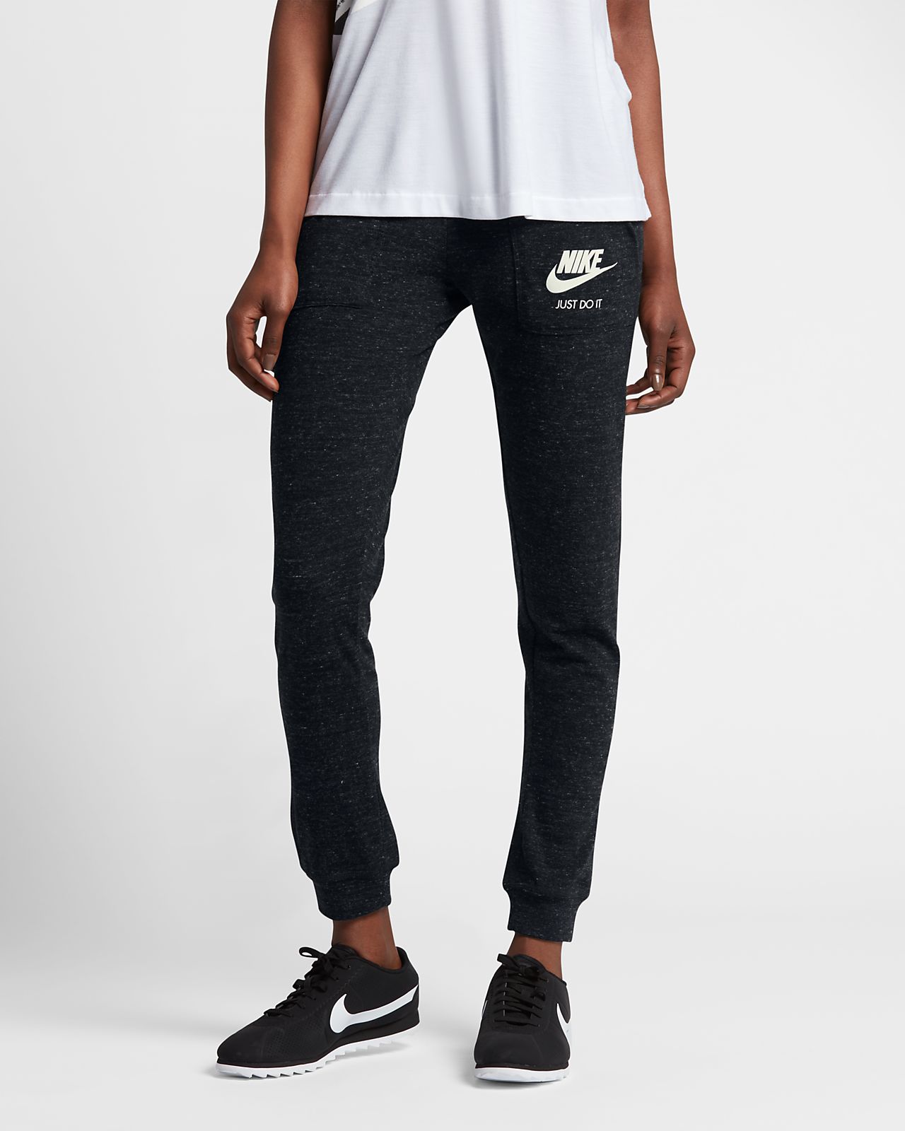 nike cortez with joggers