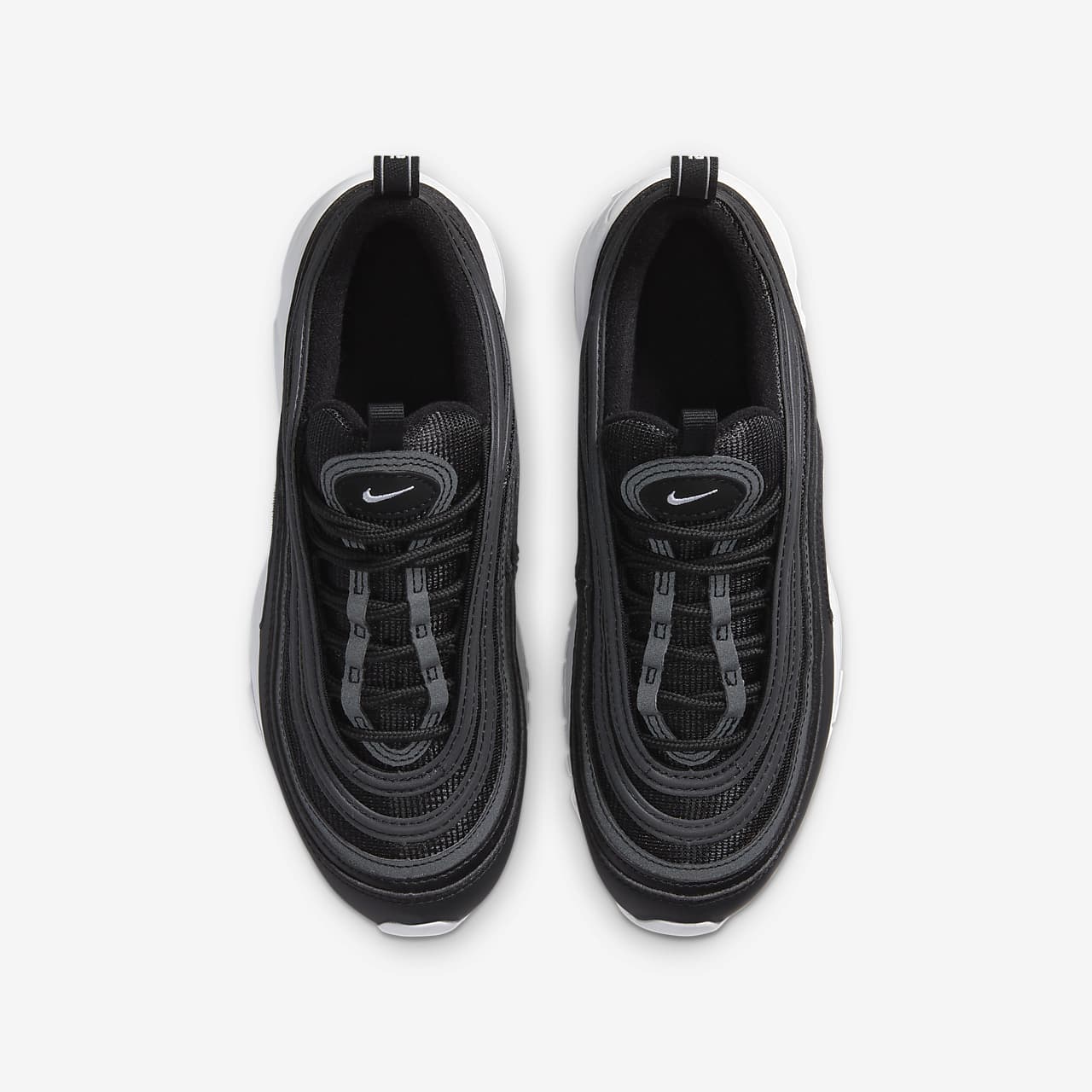 all white air max 97 kids