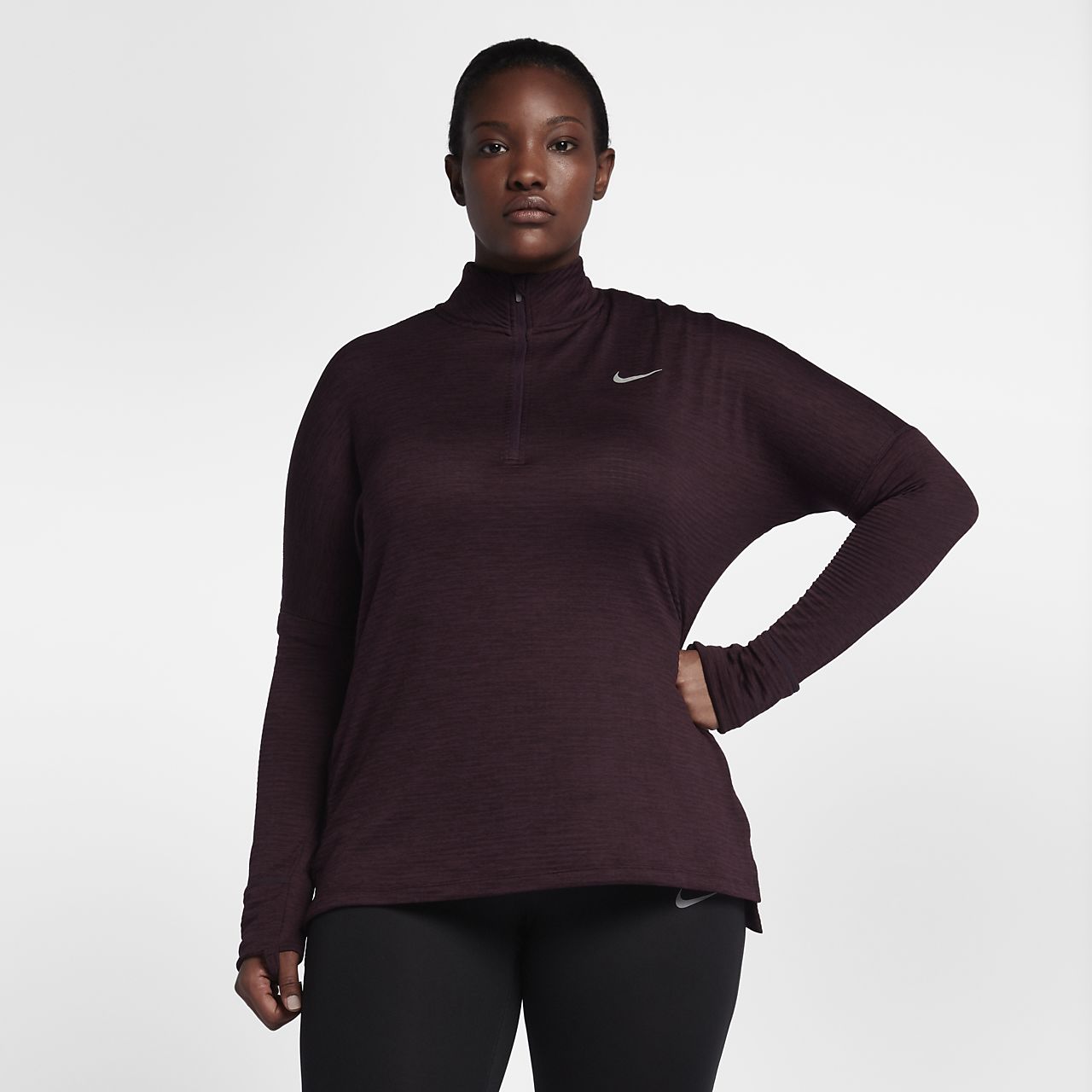 Haut de running à manches longues Nike Sphere Element pour Femme (grande taille)
