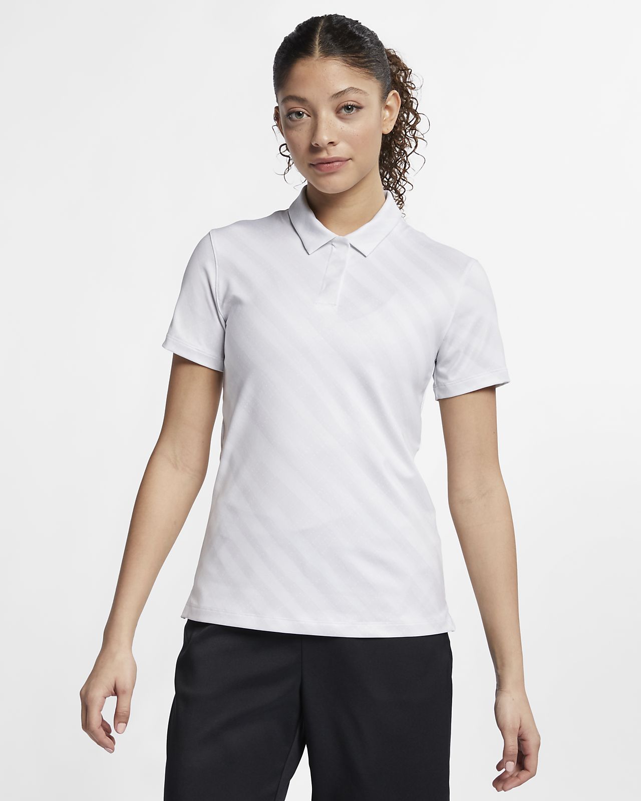 Polo da golf stampata Nike Dri-FIT UV - Donna Polo da golf stampata Nike Dri-FIT UV - Donna