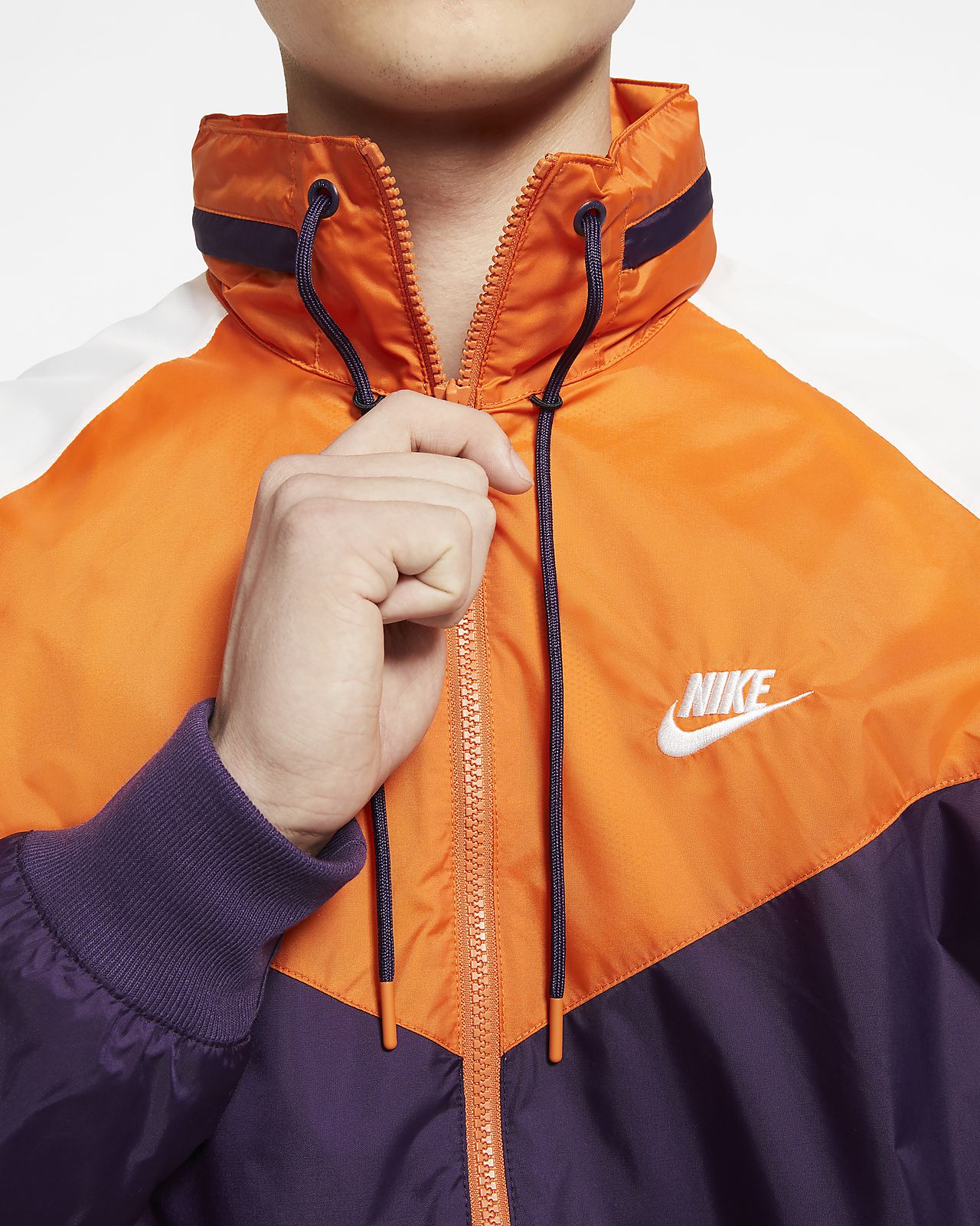 Nike USA Windrunner Jacket Mens Midnight NavyWhite Nike USA Windrunner Jacket Mens Midnight NavyWhite