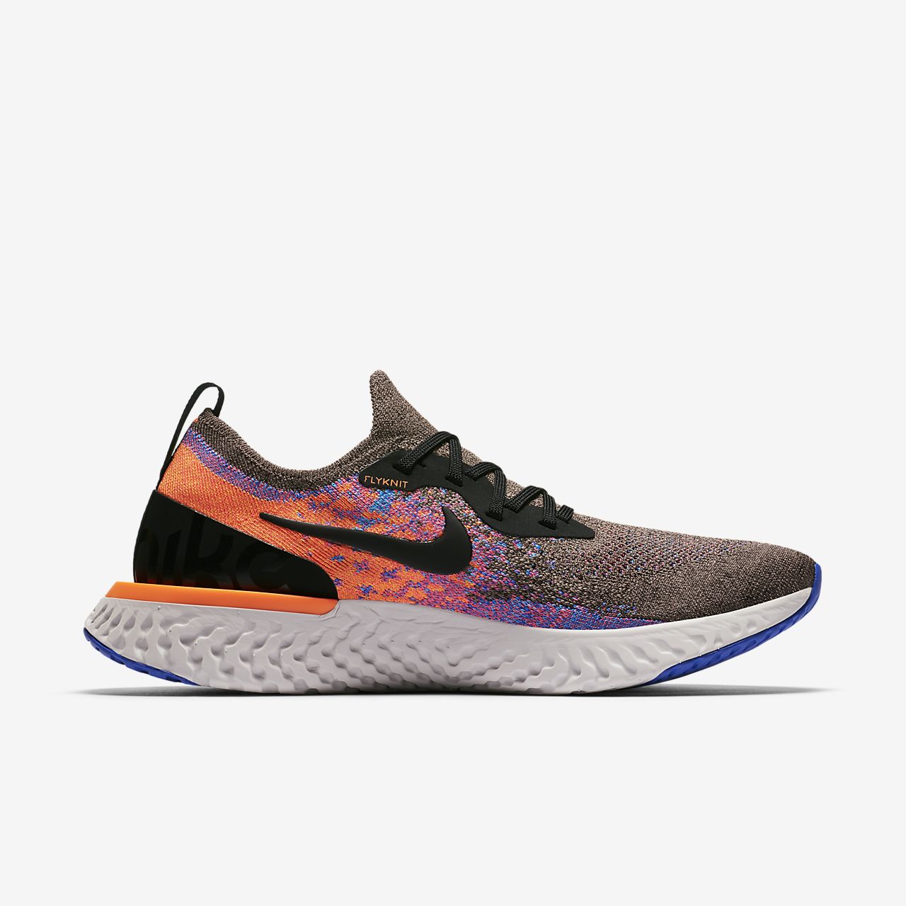 nike epic react flyknit homme marron