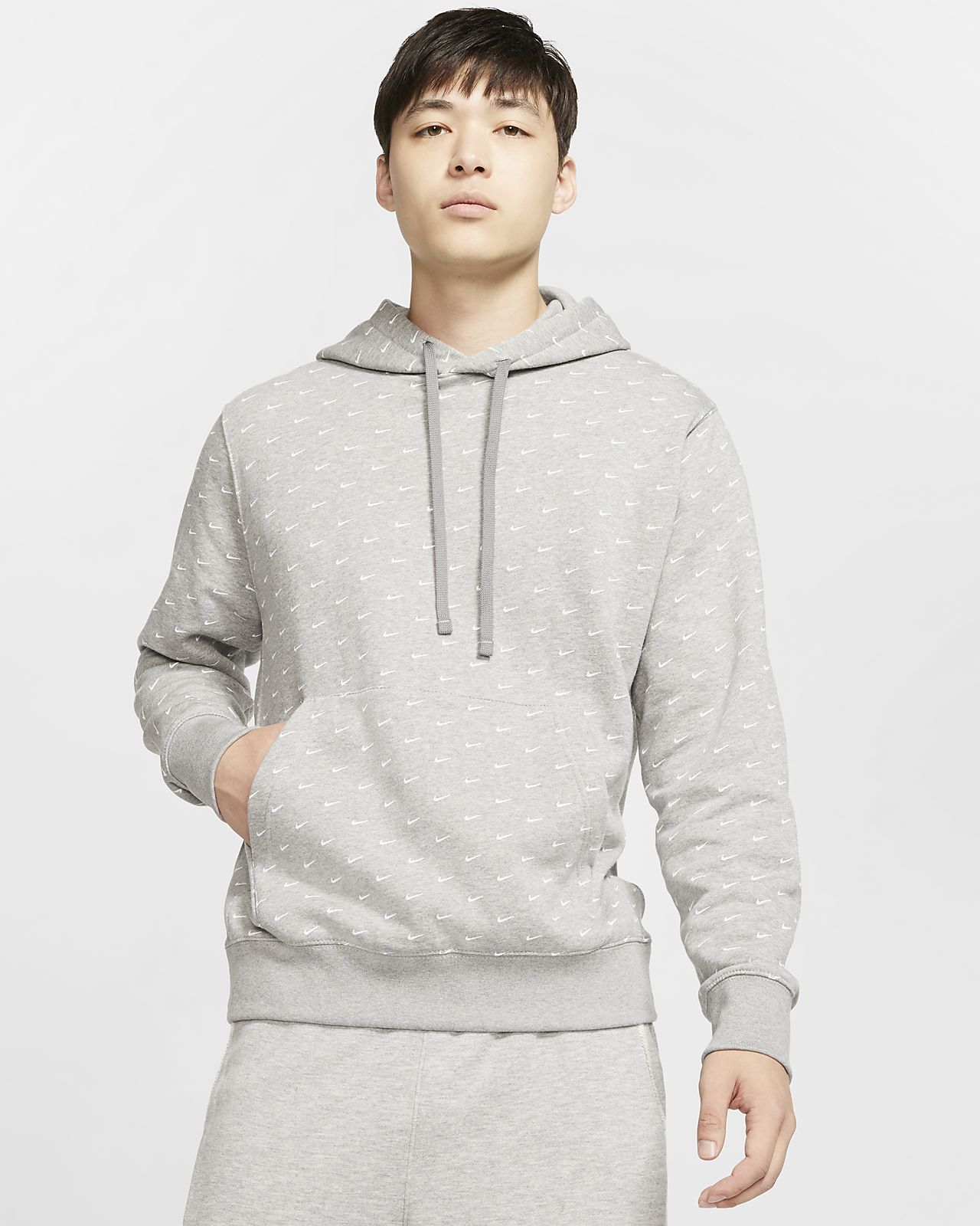 nike all over swoosh print overhead hoodie nike all over swoosh print overhead hoodie