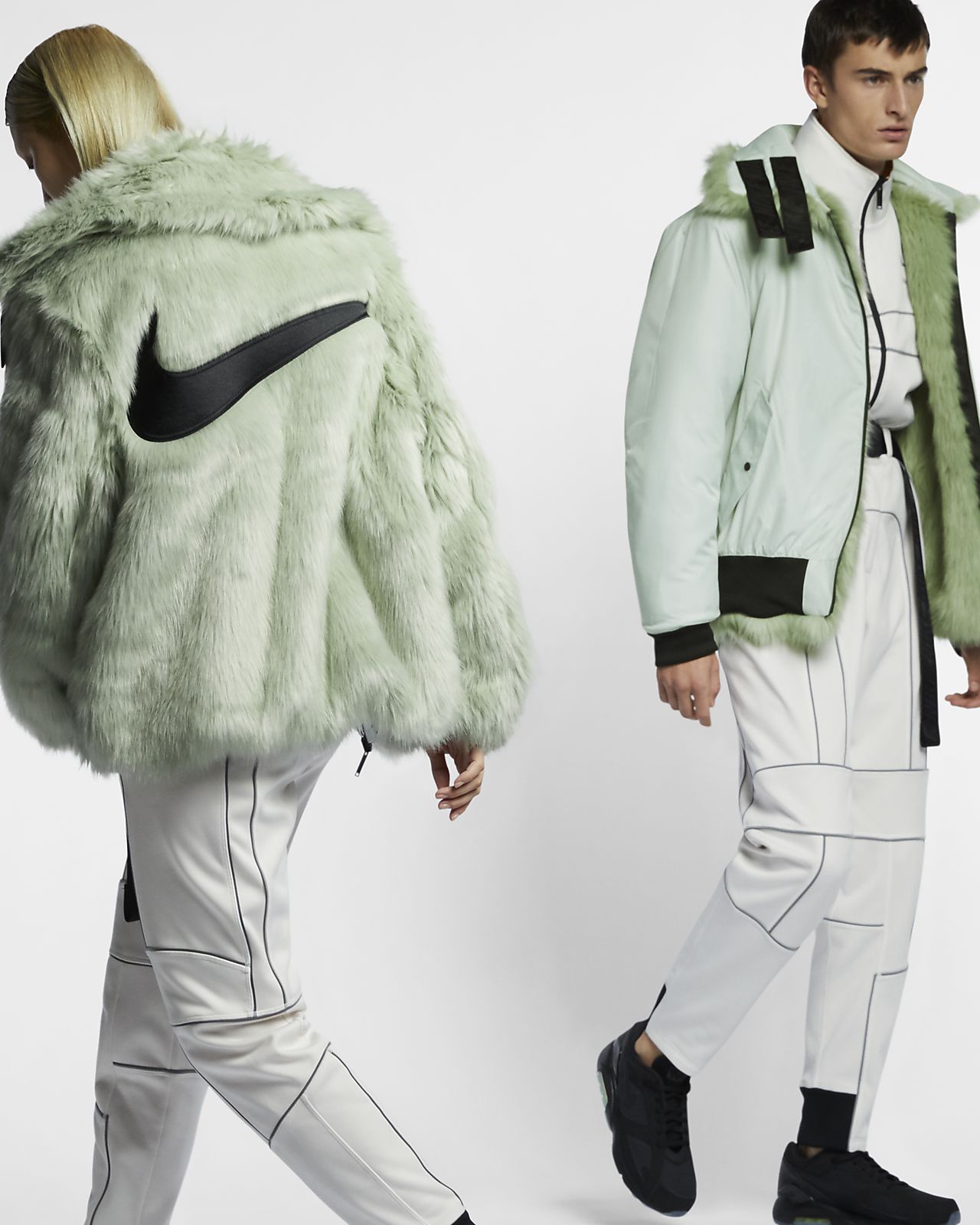 nike x ambush faux fur