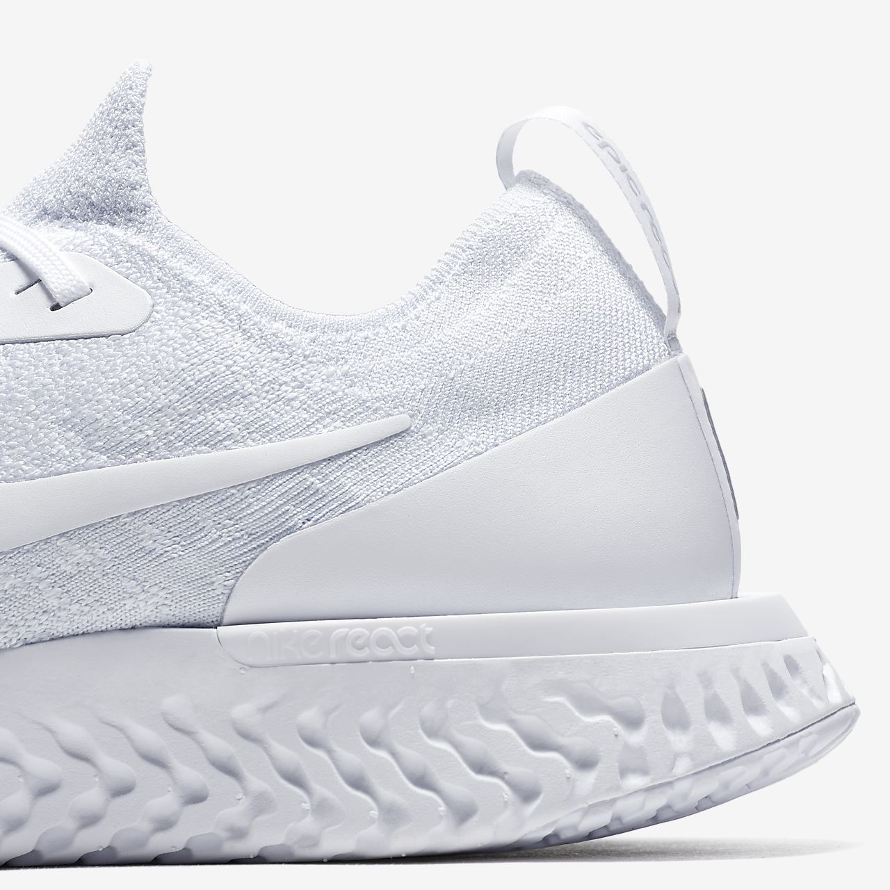 Nike Men's Epic React Flyknit Running Shoes TaupeBlueGrey Nike Men's Epic React Flyknit Running Shoes TaupeBlueGrey
