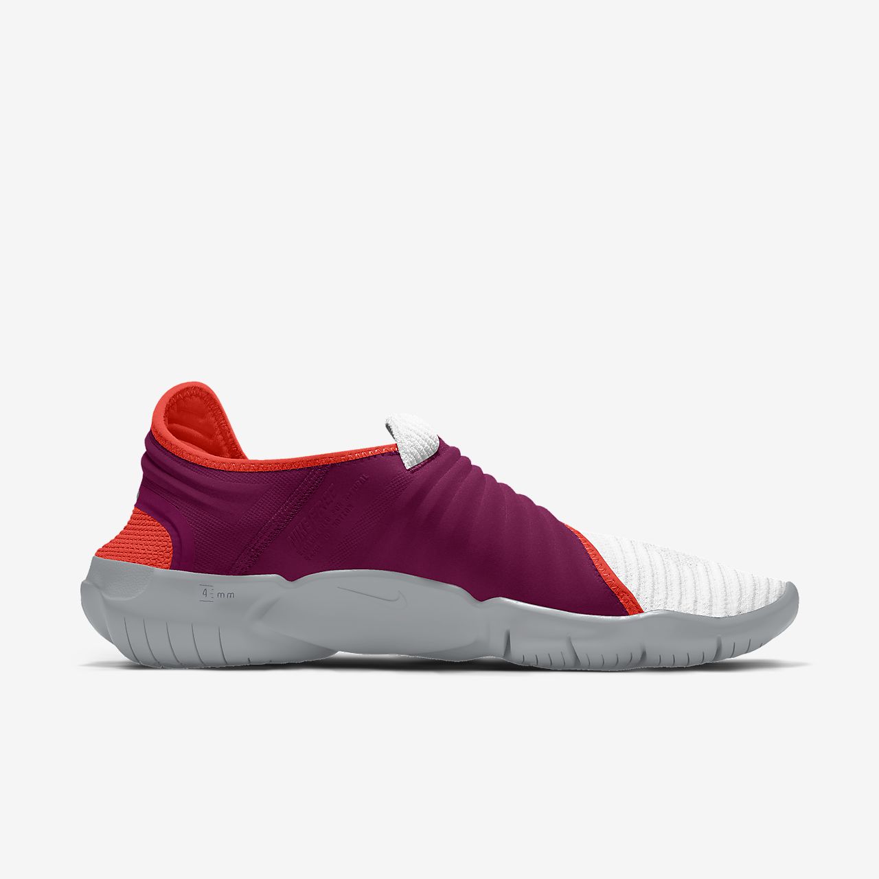 nike free rn flyknit femme marron