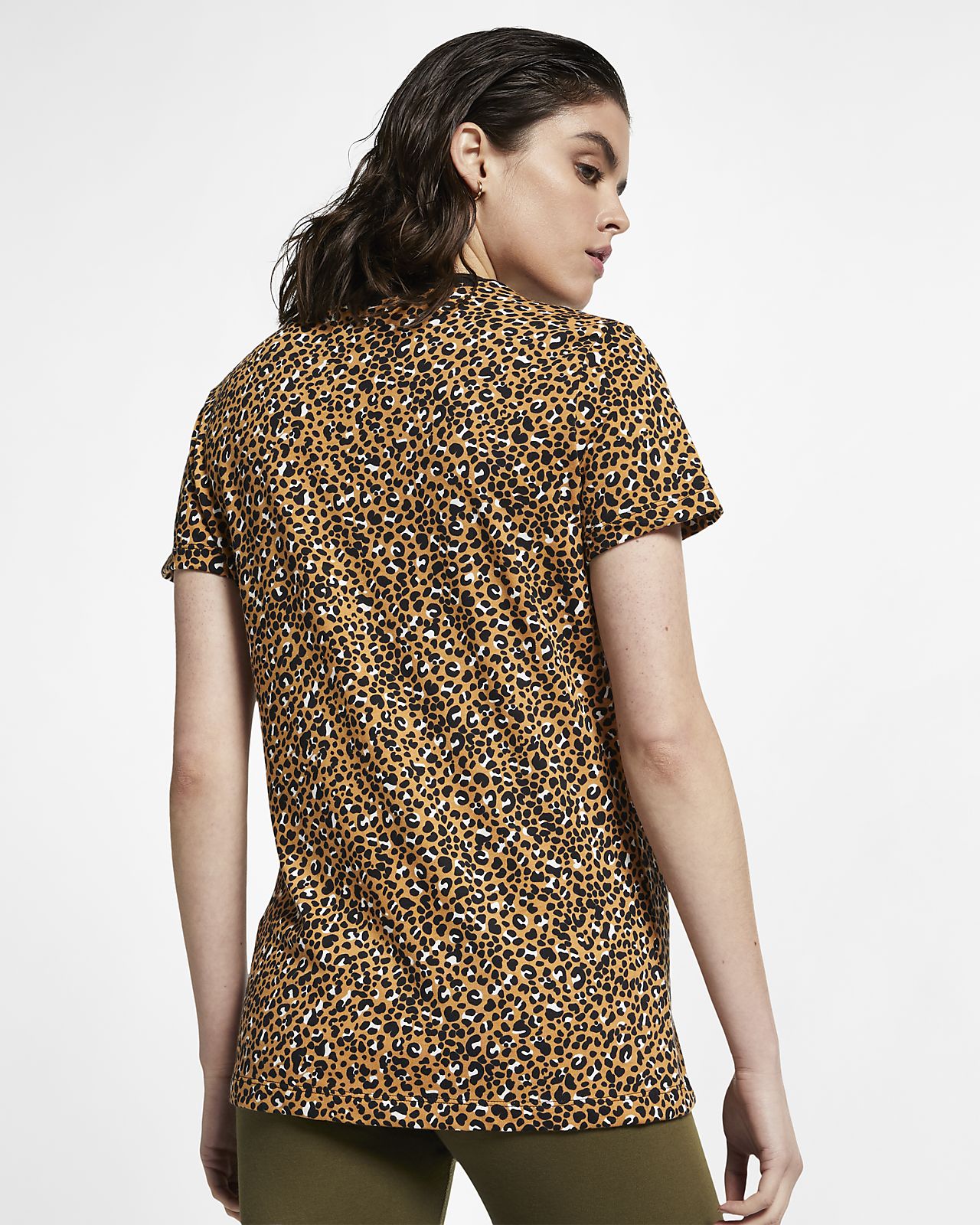 nike leopard print t shirt