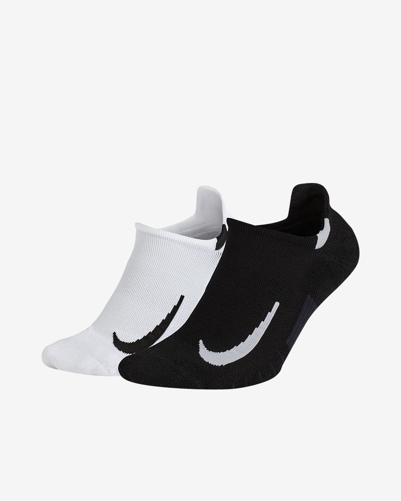 Nike Multiplier No-Show Socks (2 Pair 