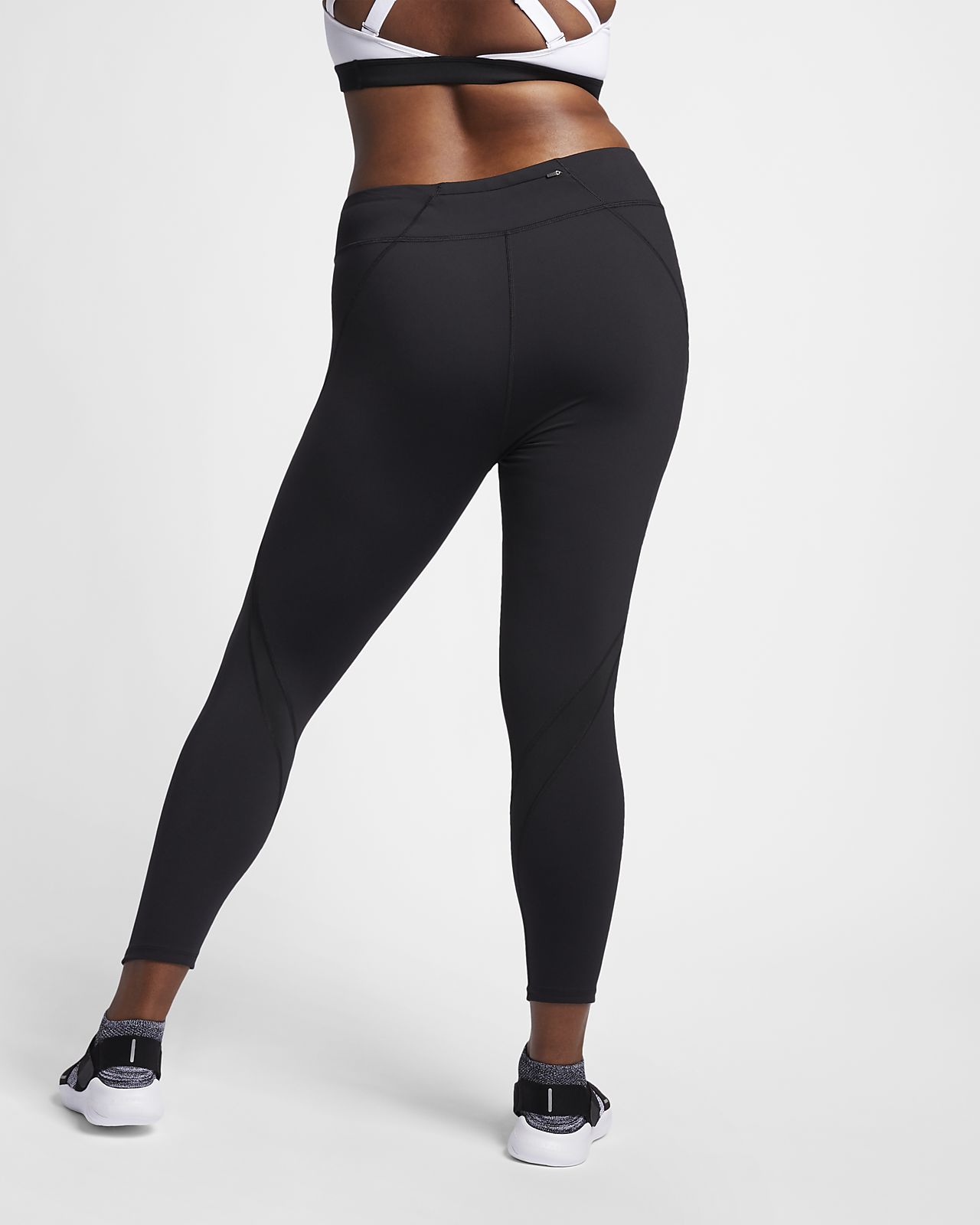 nike mid rise running tights