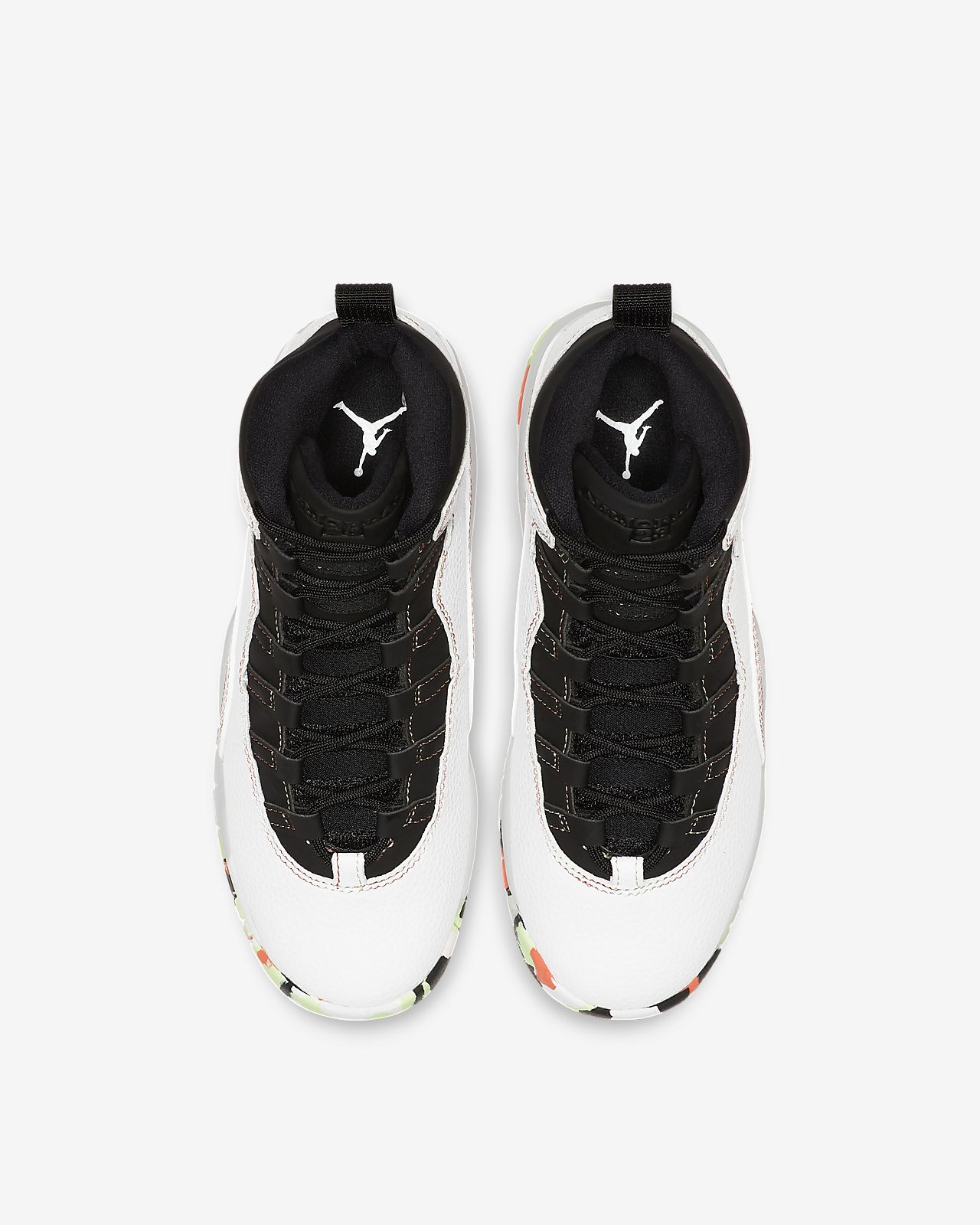 jordan 10 white barely volt black