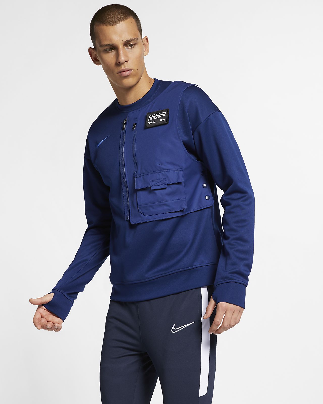 nike fc utility crew sweatshirt