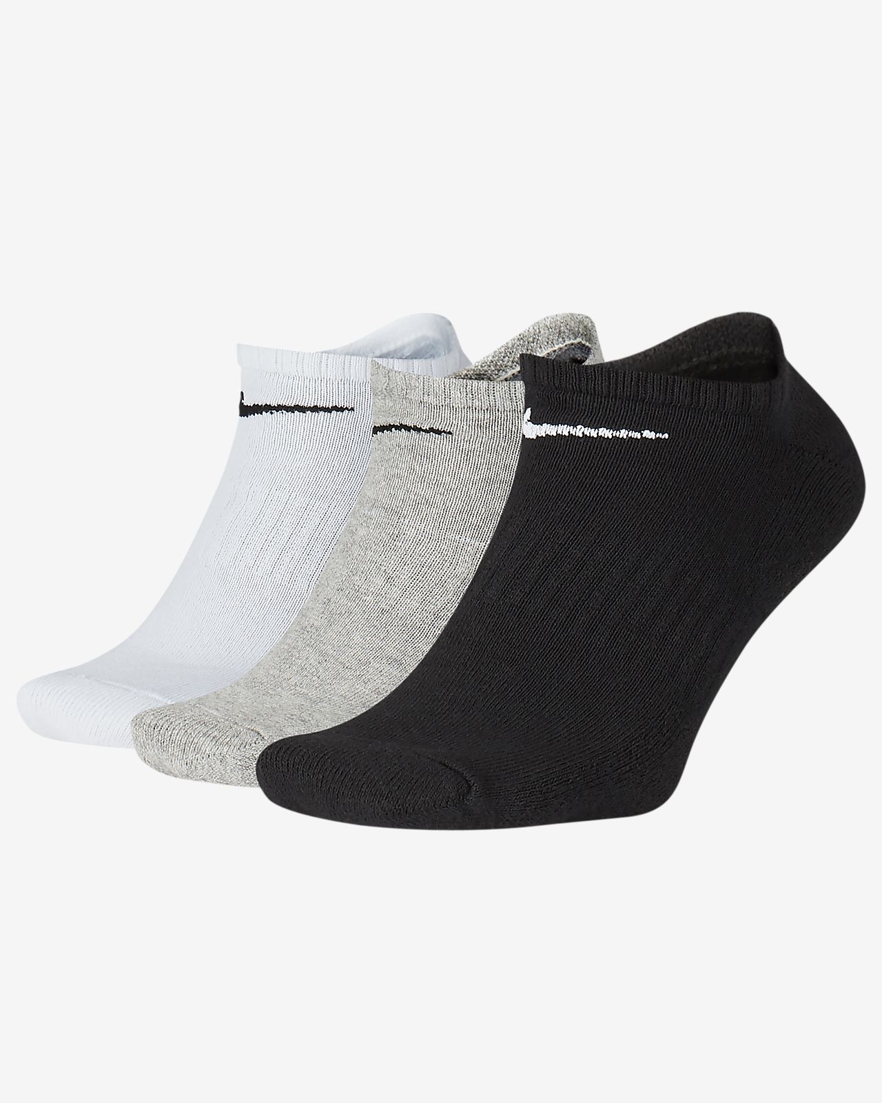 Nike Everyday Cushioned Training No-Show Socks (3 Pairs). Nike MA